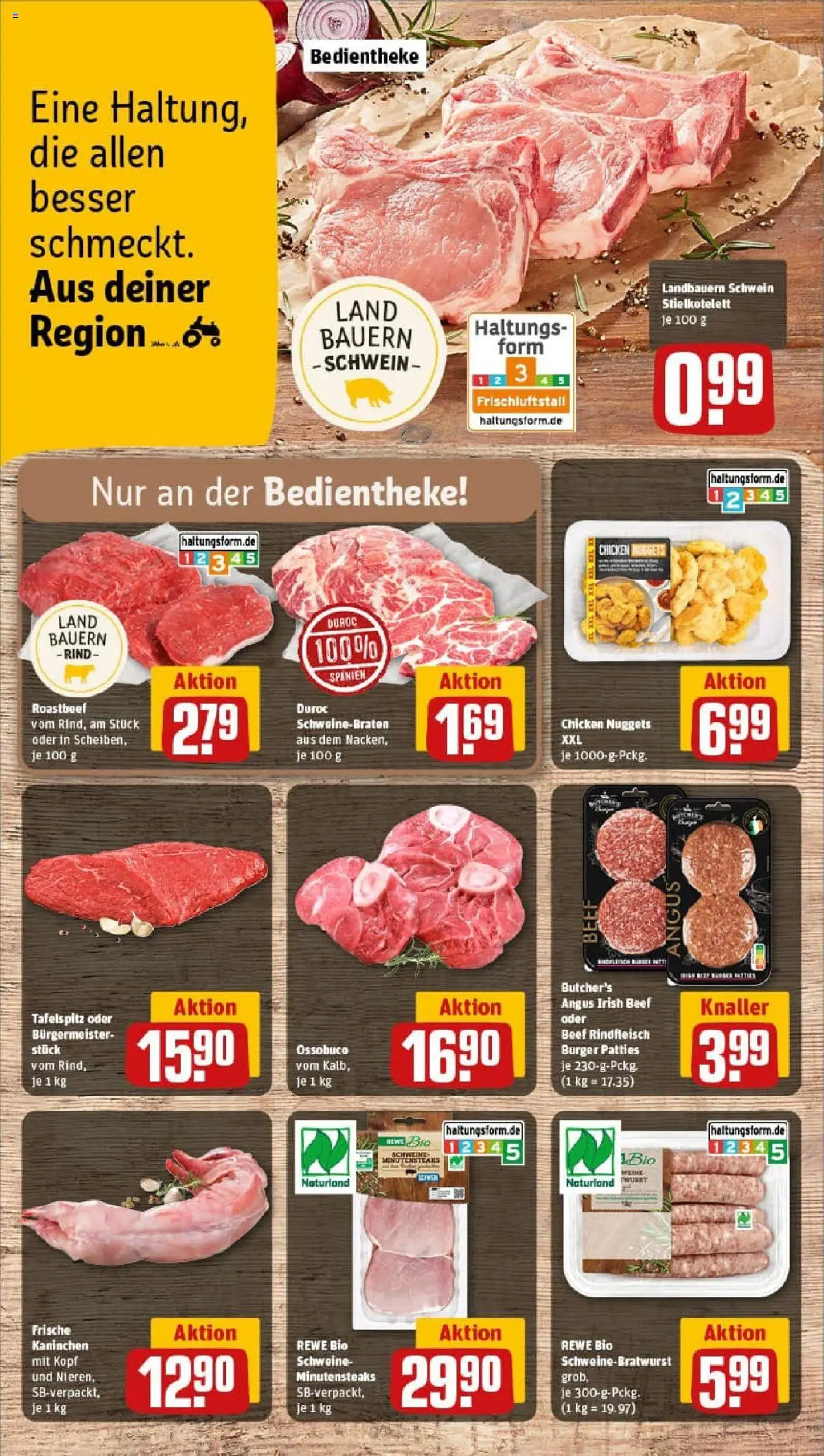 Rewe prospekt Schwäbisch Gmünd / Rehnenhof	 – gültig ab 06.10.2025 | Seite: 8 | Produkte: Tafelspitz, Kaninchen, Roastbeef, Rindfleisch