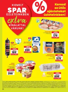Spar Extra ajánlat - amely érvényes a következő dátumtól: 24.10.2025