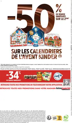 Intermarché - Prévisualisation de Calendrier de l'Avent Kinder, Calendriers de l'Avent de Noël Kinder présents en magasin. valide à partir de 04.11.2025 | Page: 60