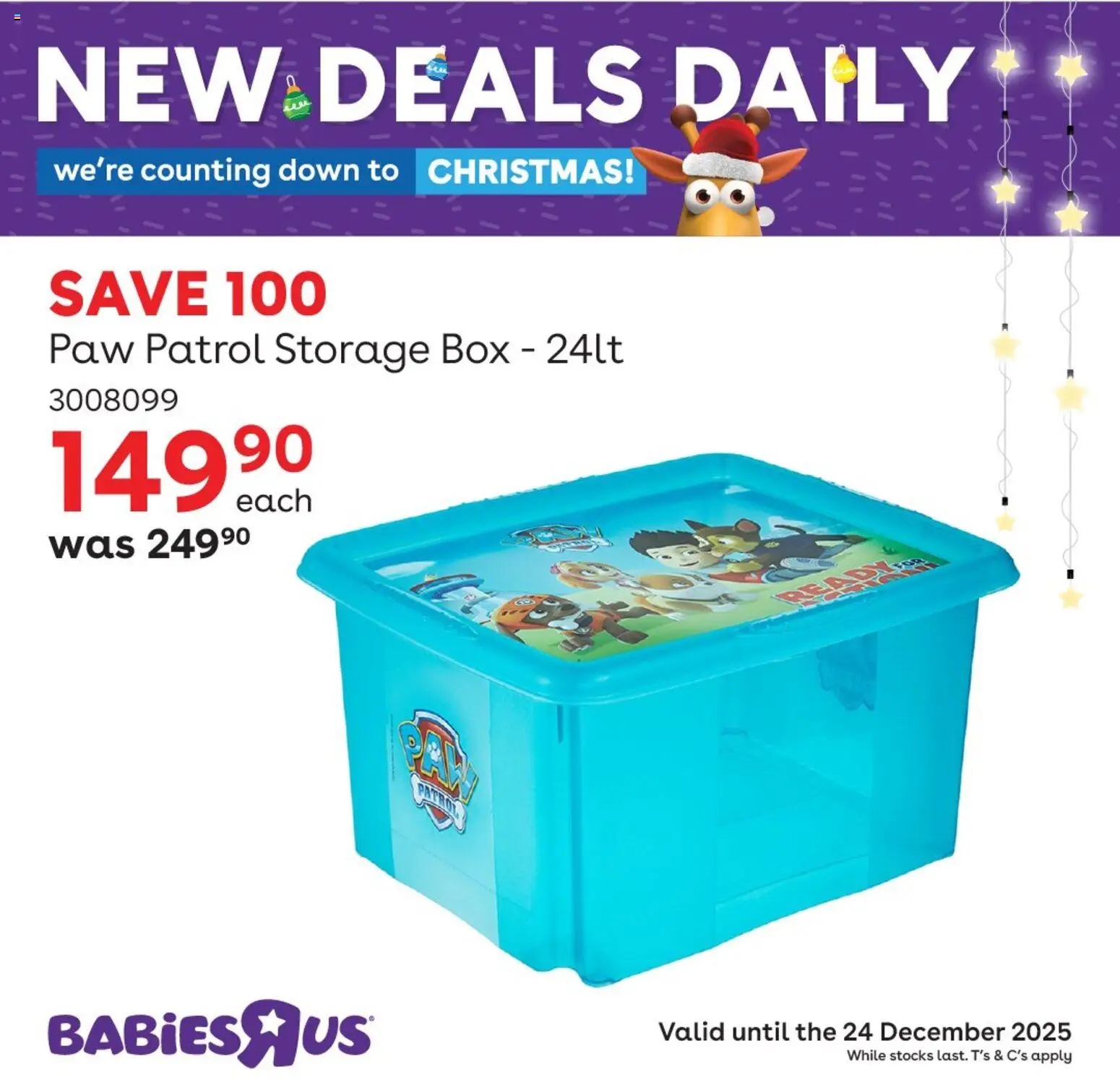 New Babies R Us catalogue – valid from 17.12.2025 | Page: 4 | Products: Box