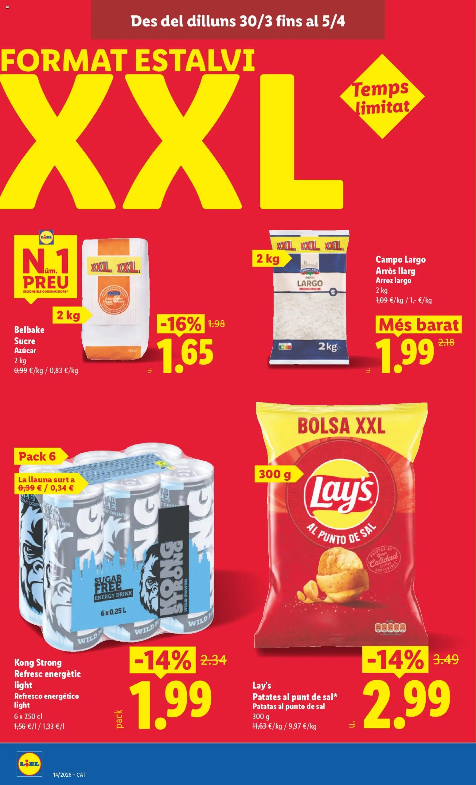 Lidl folleto │ válido desde el 30.03.2026 | Página: 20 | Productos: Arroz, Bolsa