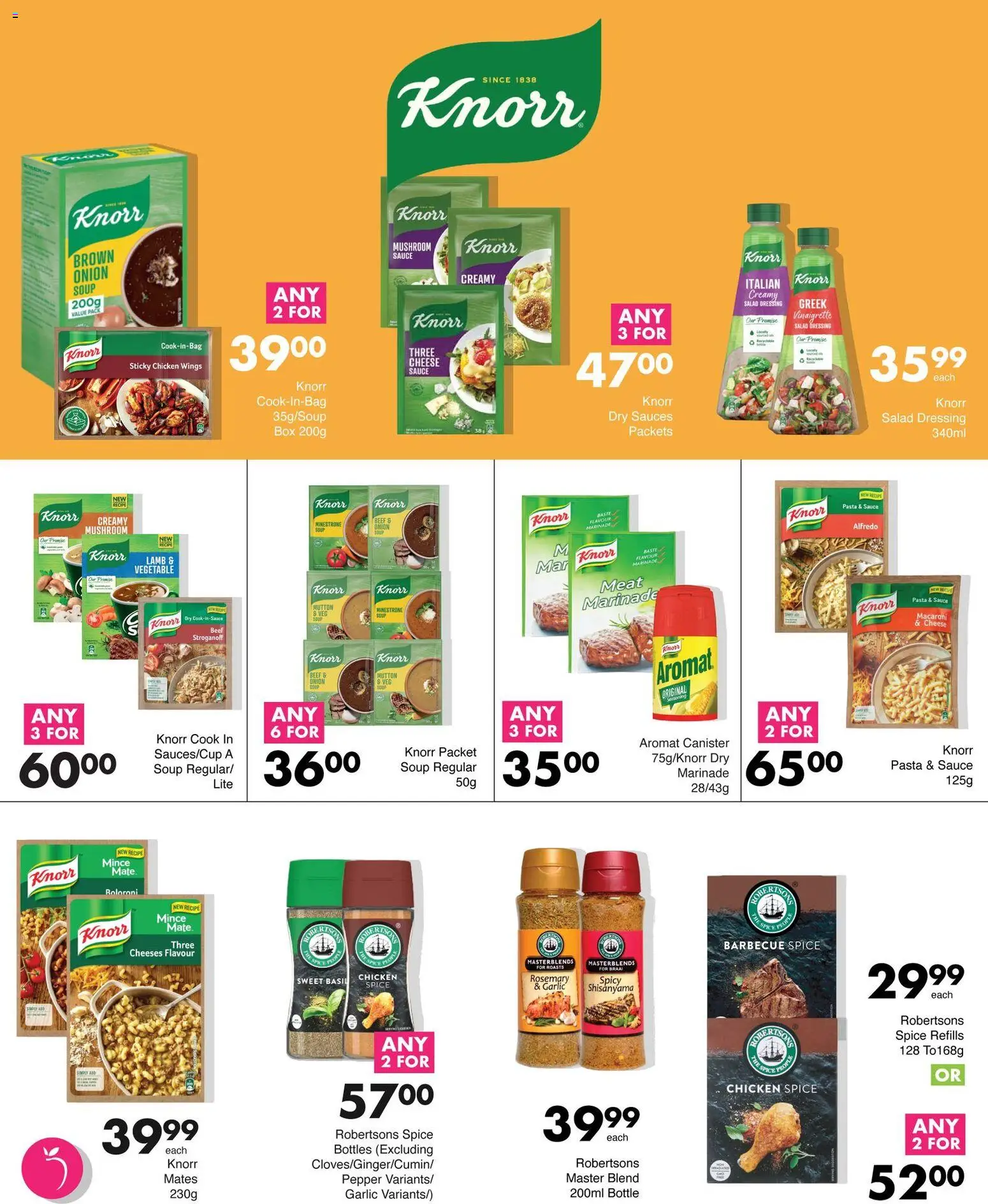 New Save catalogue – valid from 12.02.2026 | Page: 13 | Products: Salad dressing, Chicken, Soup, Aromat