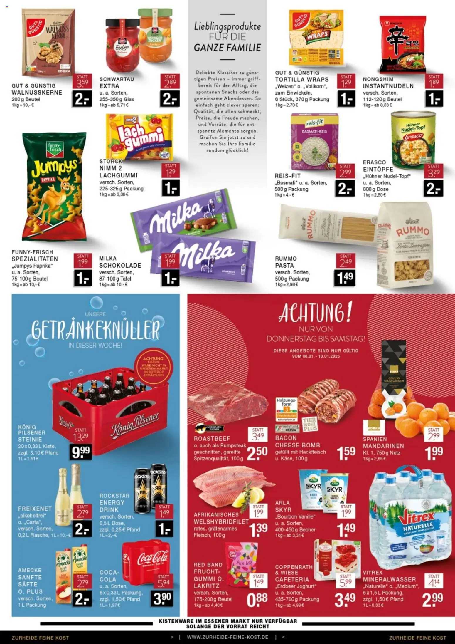 Edeka Zurheide Prospekt 	 – gültig ab 05.01.2026 | Seite: 6 | Produkte: Cola, Energy, Roastbeef, Skyr