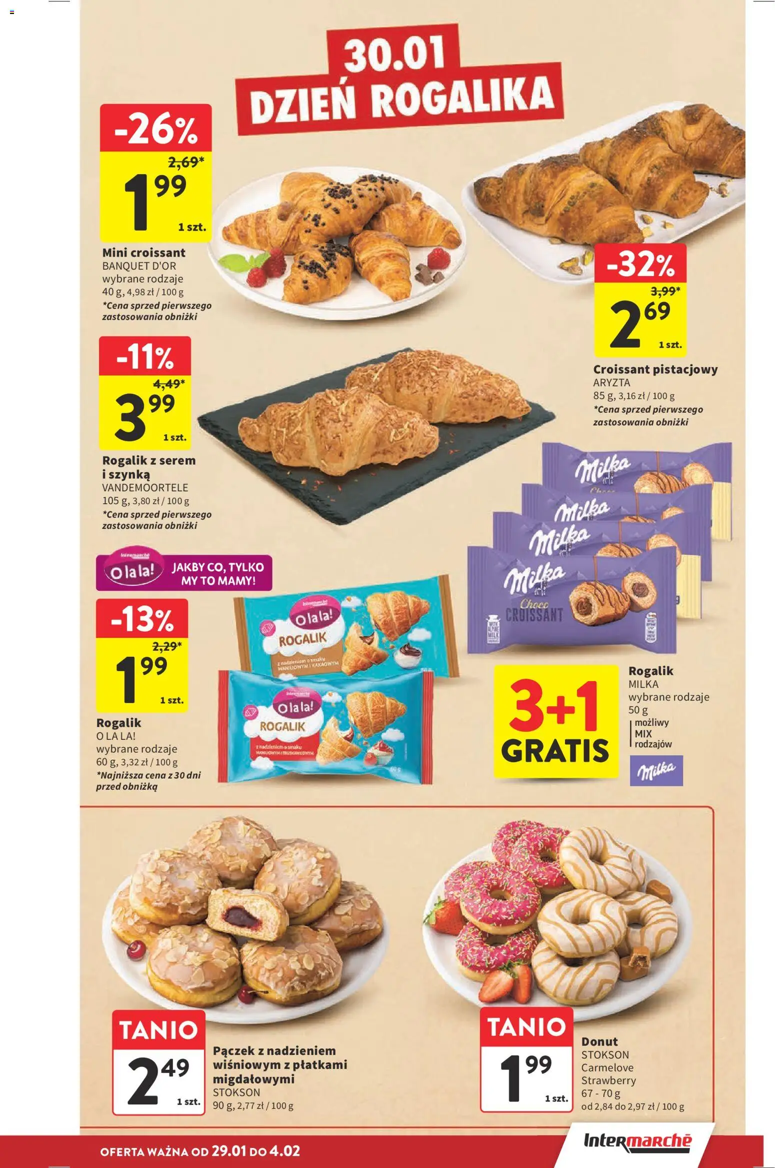 Intermarche Gazetka od 29.01.2026 | Strona: 27 | Produkty: Milka, Donut