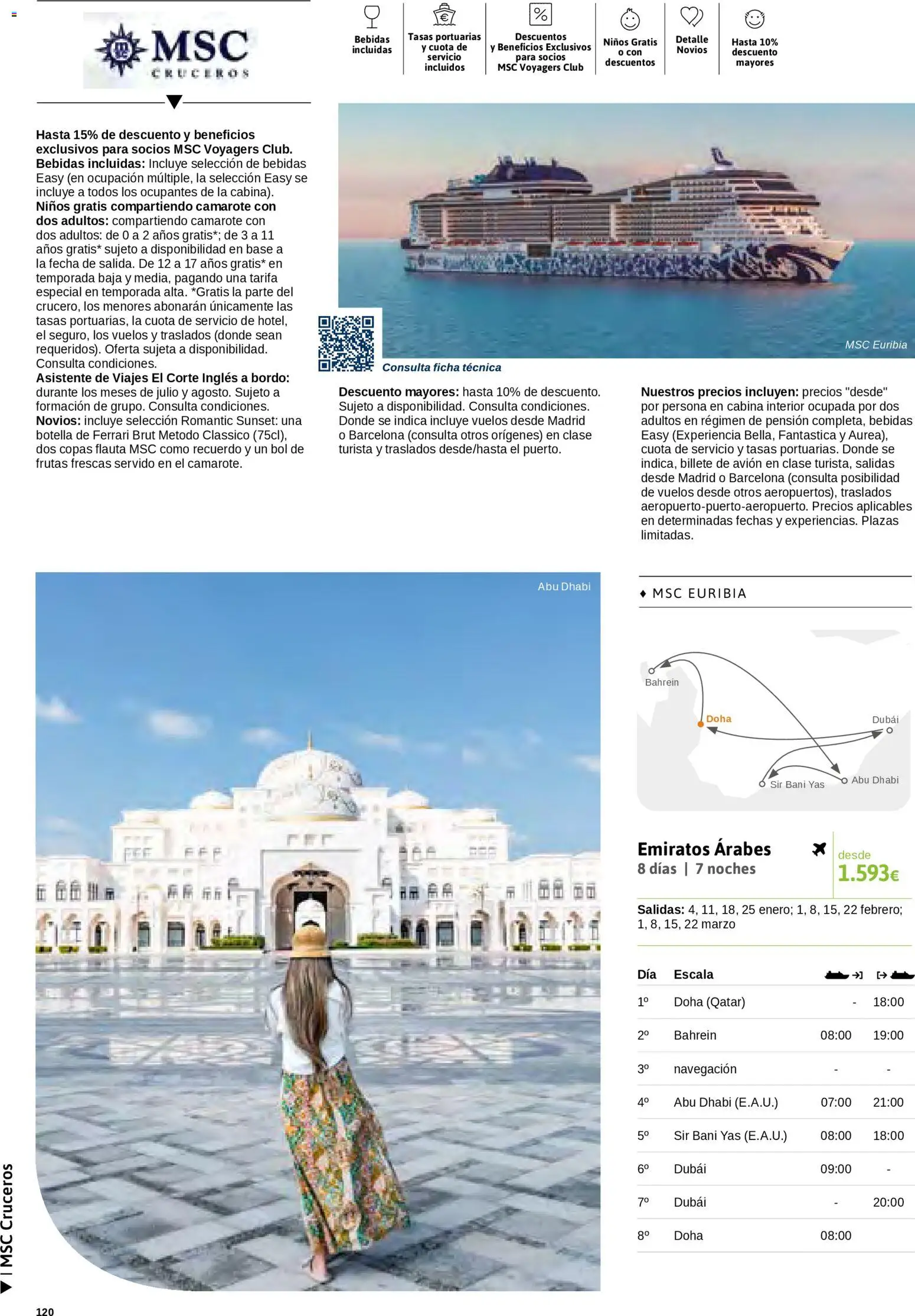 Viajes El Corte Inglés Cruceros marítimos │ válido desde el 01.01.2026 | Página: 121 | Productos: Navegación