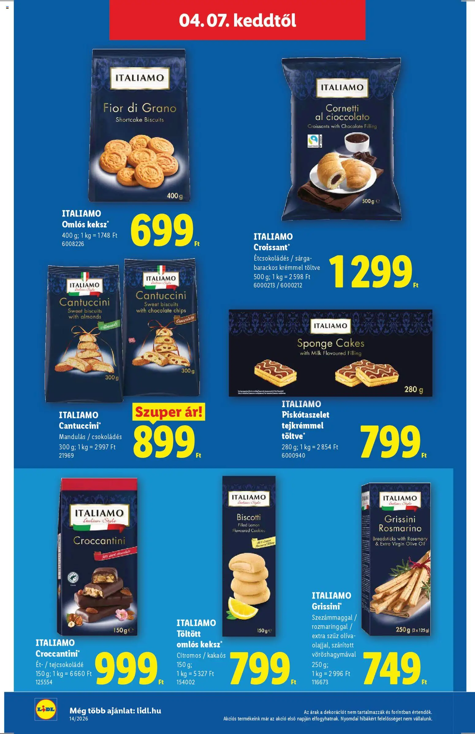 Lidl akciós ujság - amely érvényes a következő dátumtól: 01.04.2026 | Oldal: 52