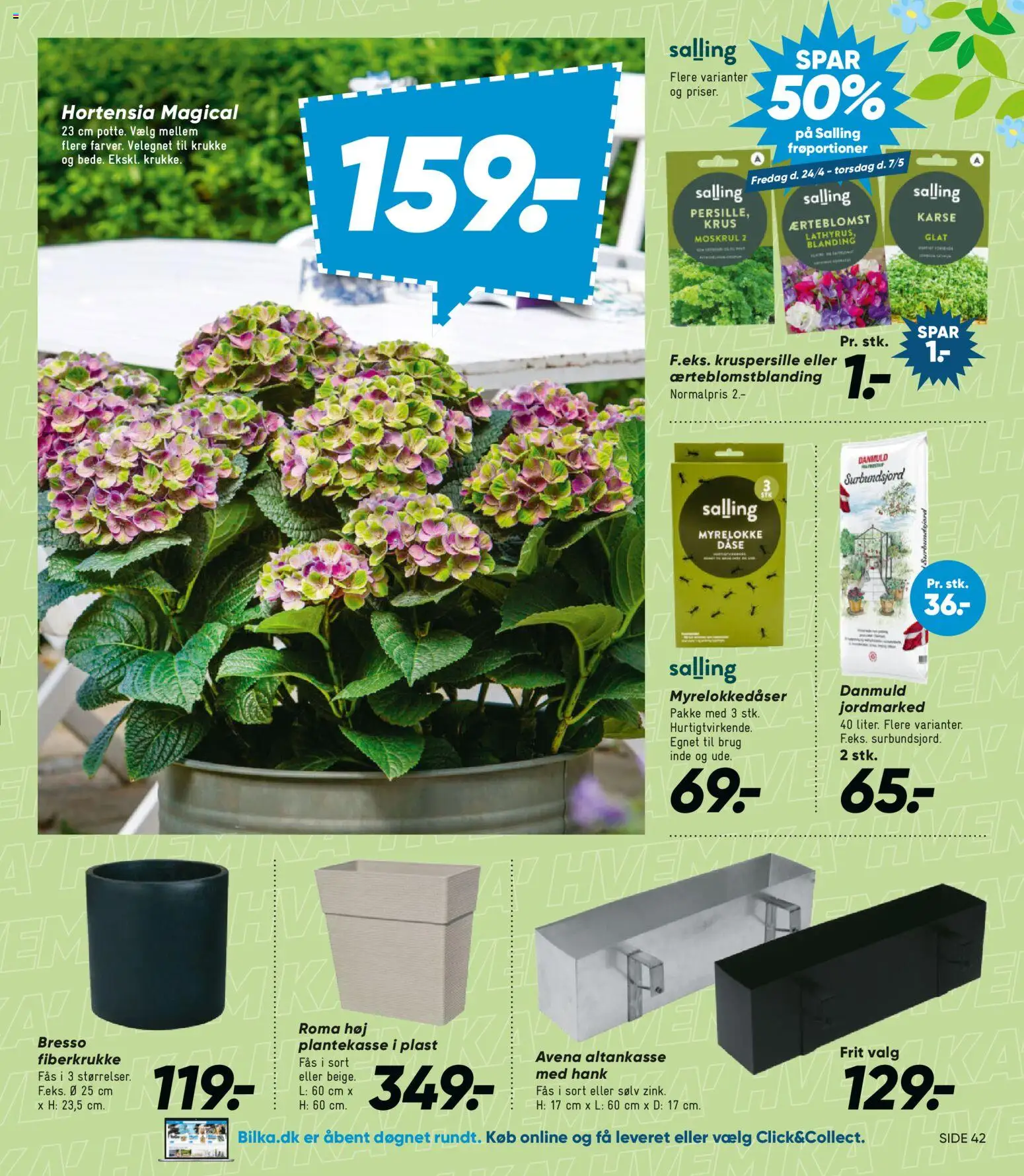 Bilka tilbudsavis – gyldig fra 24.04.2026 | Side: 10 | Produkter: Karse, Krukke