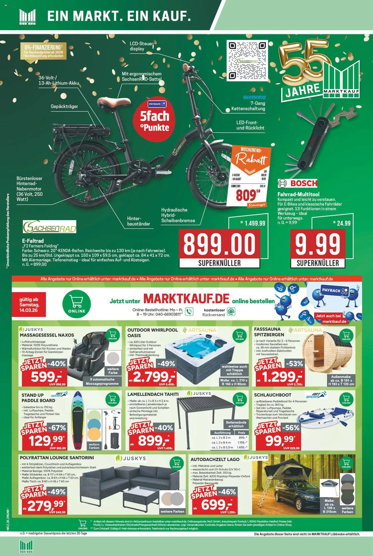 Marktkauf Prospekt 	 – gültig ab 16.03.2026 | Seite: 26 | Produkte: Bosch, Matratze, Couchtisch, Uhr