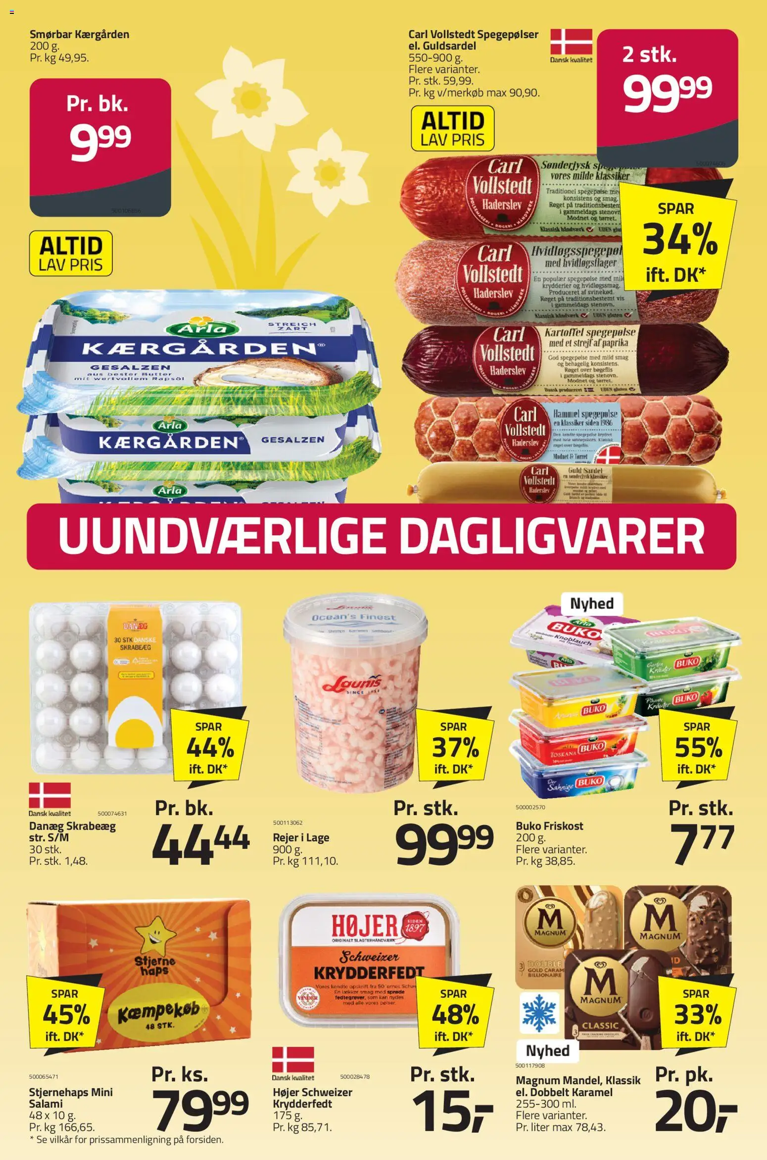 Fleggaard tilbudsavis – gyldig fra 29.04.2026 | Side: 22 | Produkter: Salami, Spegepølse, Rejer, Søm