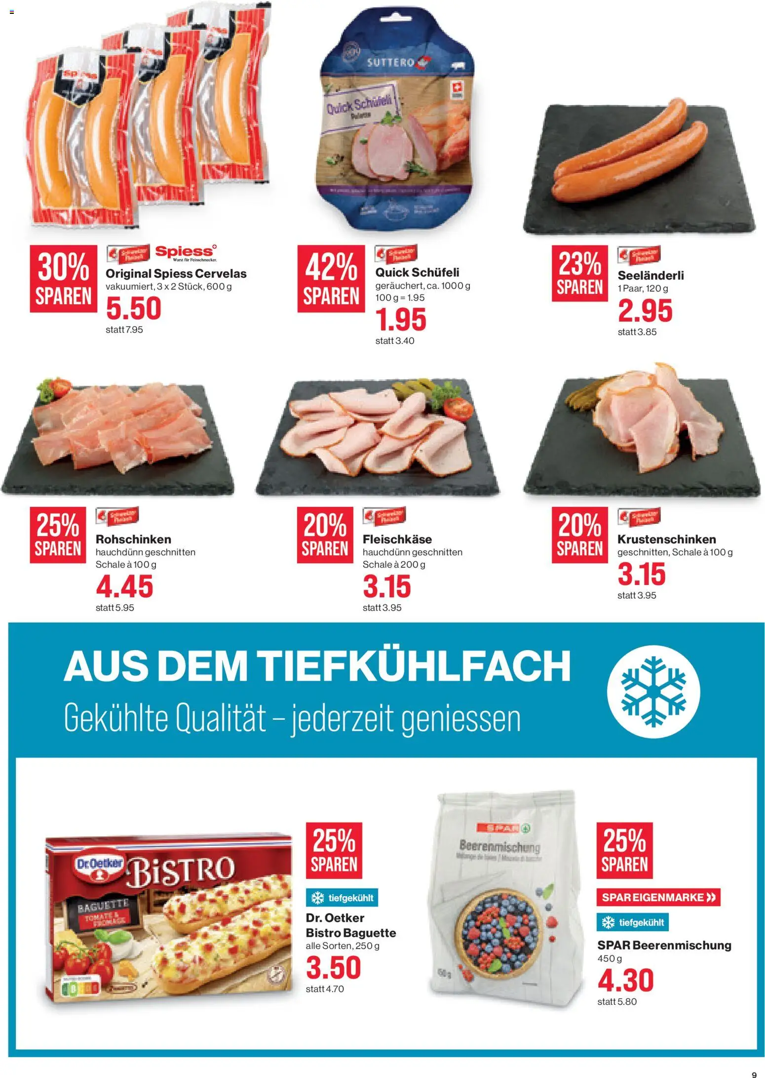 SPAR Aktionen – gültig ab 30.10.2025 | Seite: 9 | Produkte: Baguette