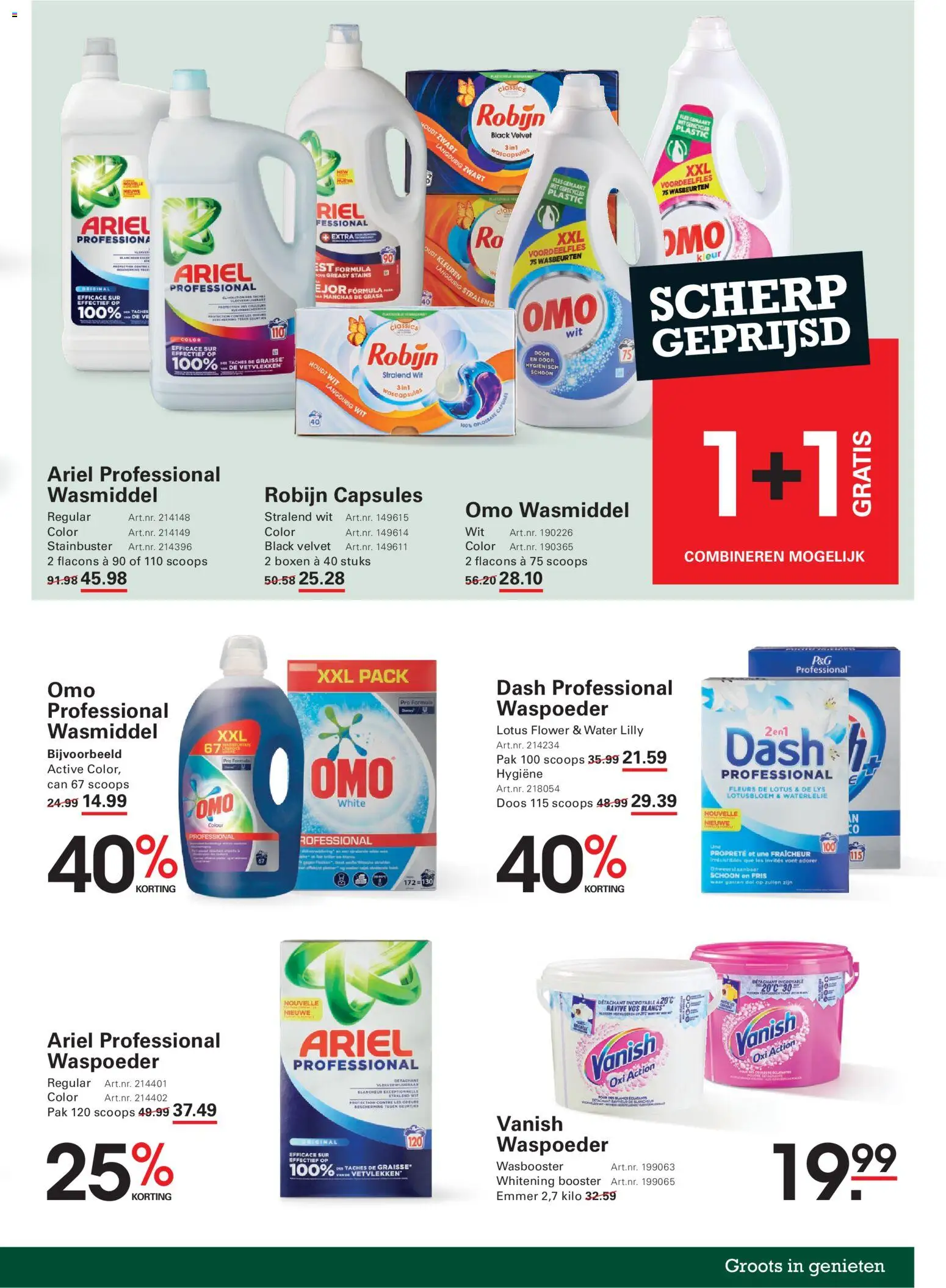 {H1} | Pagina: 69 | Producten: Wasmiddel, Robijn, Festék, Capsule