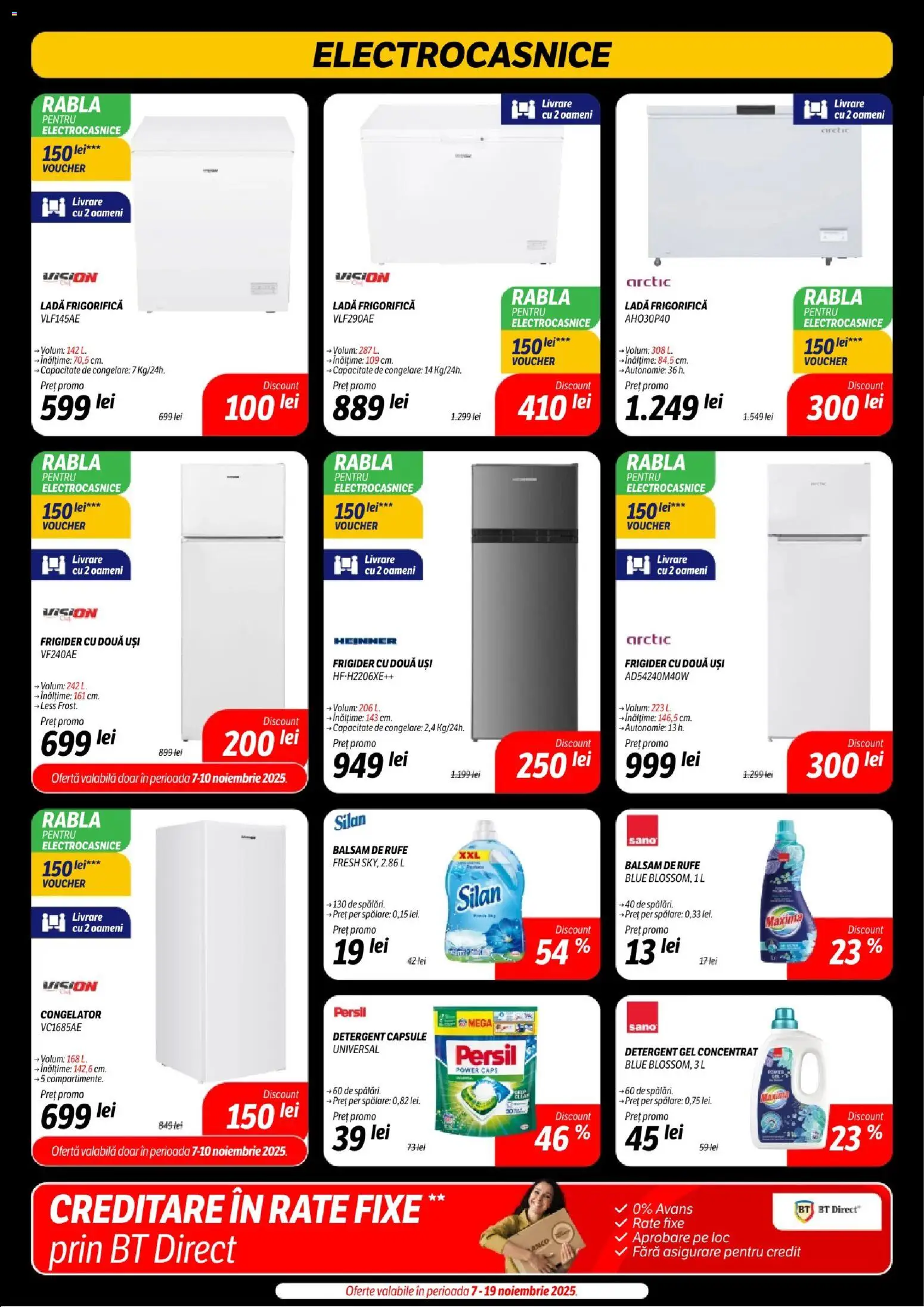 Noul catalog Flanco – valabil de la 07.11.2025 | Pagină: 28 | Produse: Frigider, Congelator, Detergent, Ladă frigorifică