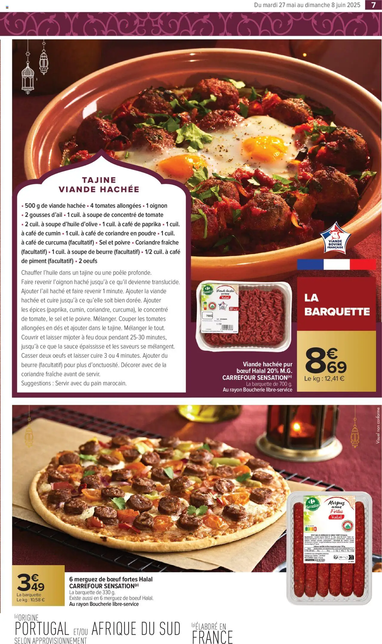  | Page: 7 | Produits: Soupe, Viande hachée, Merguez, Viande bovine
