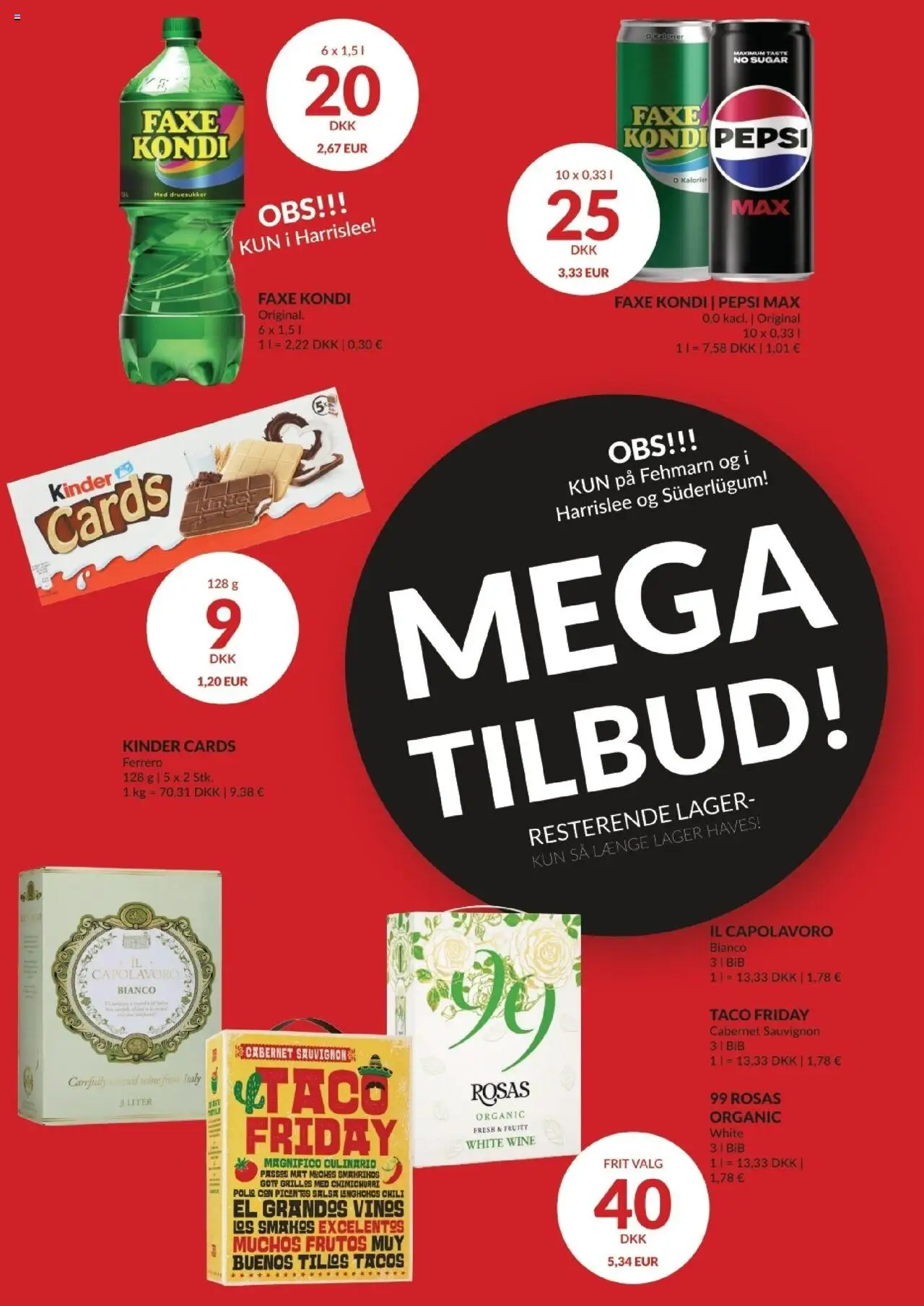 Nielsen Discount tilbudsavis – gyldig fra 25.09.2025 | Side: 39 | Produkter: Salsa, Faxe Kondi, Pepsi, Pepsi Max