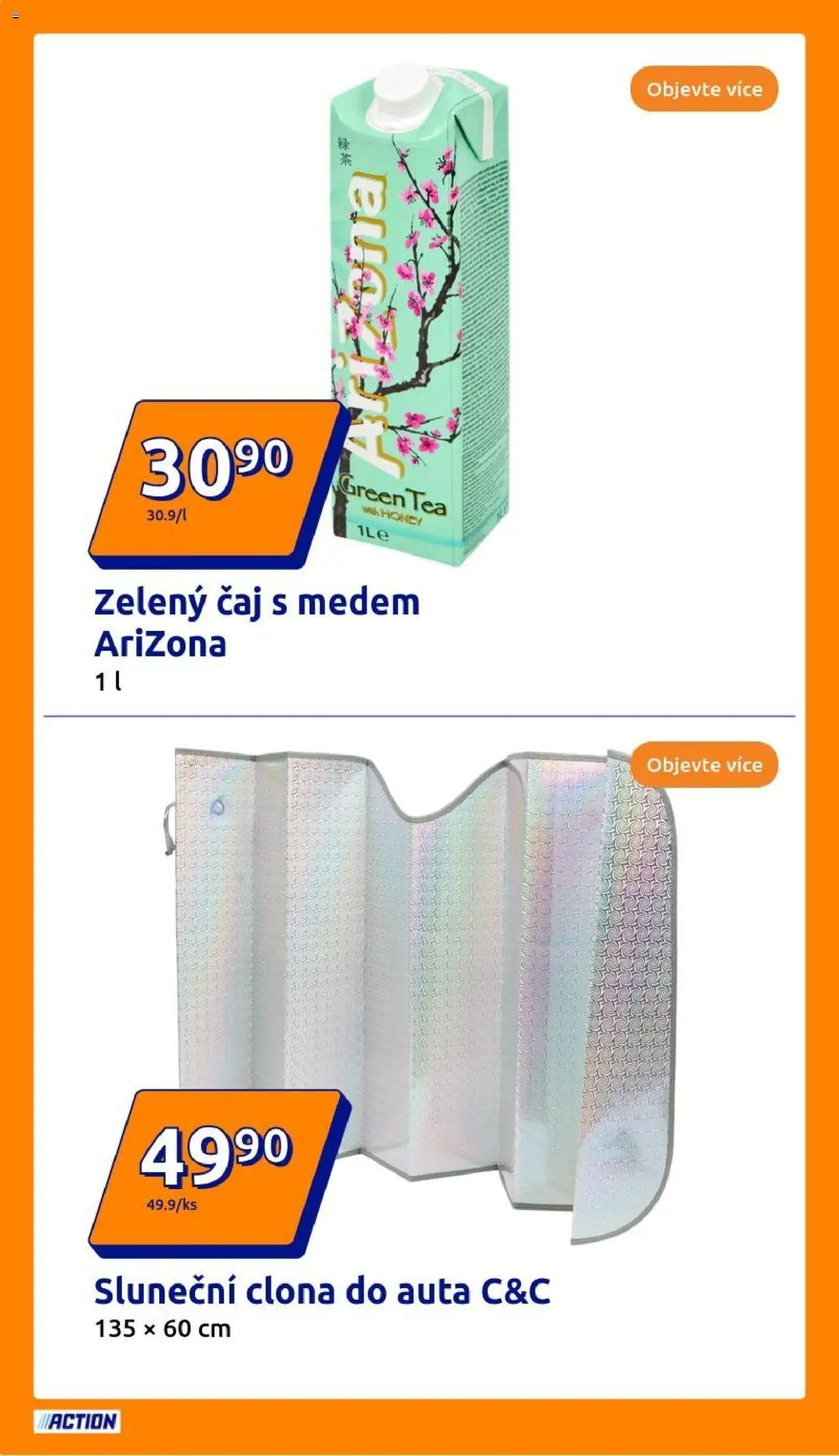 Action leták od 18.06.2025 | Strana: 4 | Produkty: Sluneční clona do auta, Čaj, Zelený čaj
