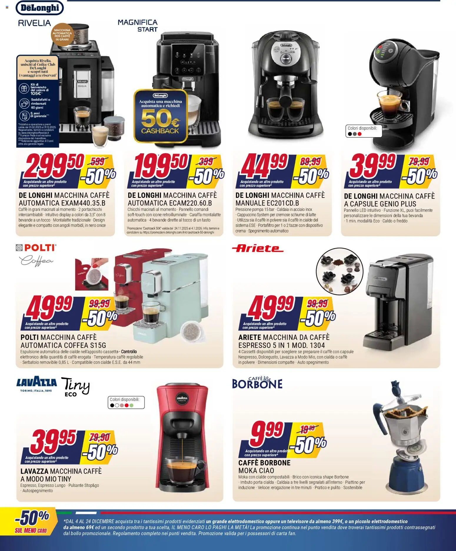 Volantino Trony del 04.12.2025 | Pagina: 15 | Prodotti: Tè, Latte, Caffè in grani, Caffè in cialde