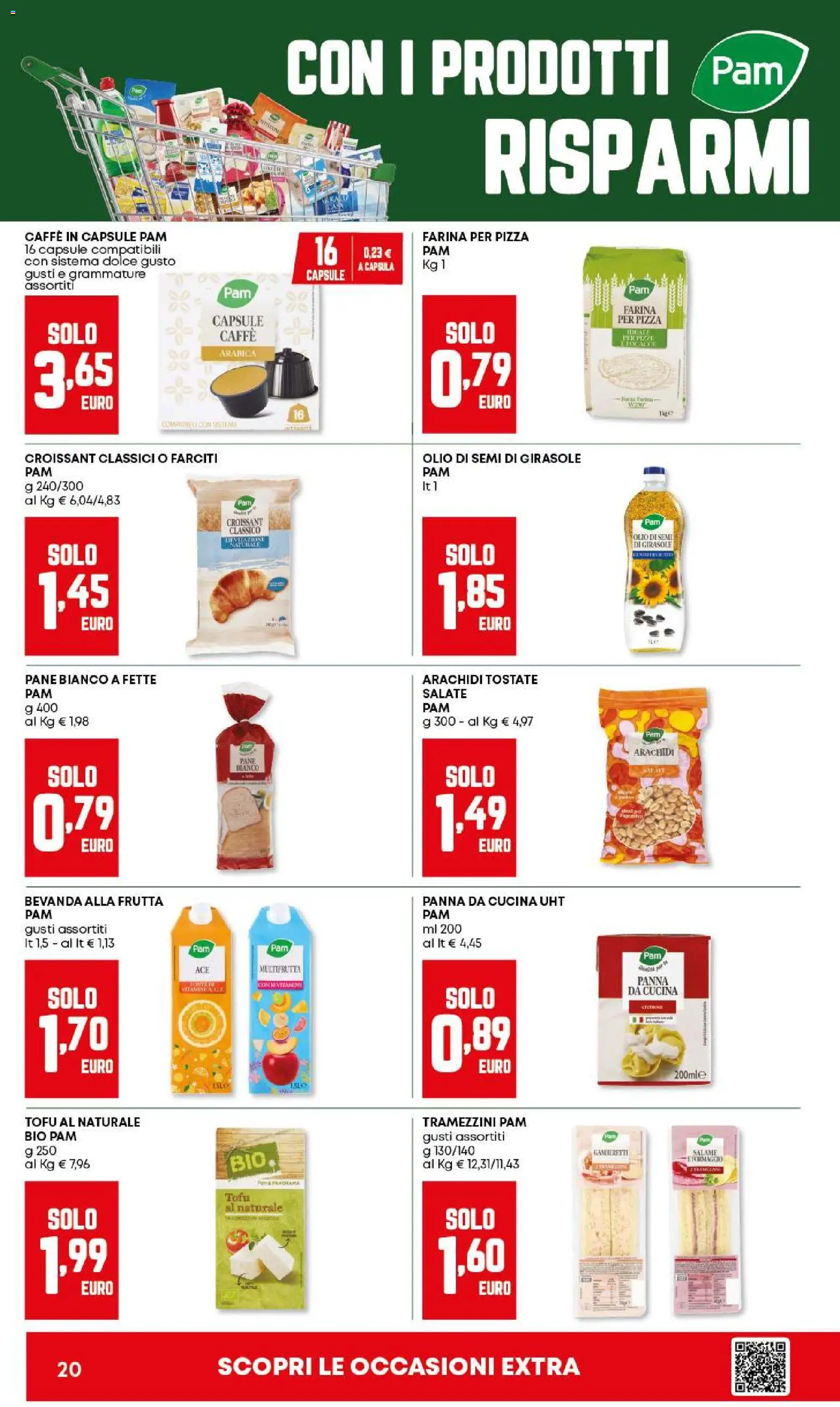 Volantino Panorama del 26.02.2026 | Pagina: 20 | Prodotti: Caffè, Panna, Olio, Croissant