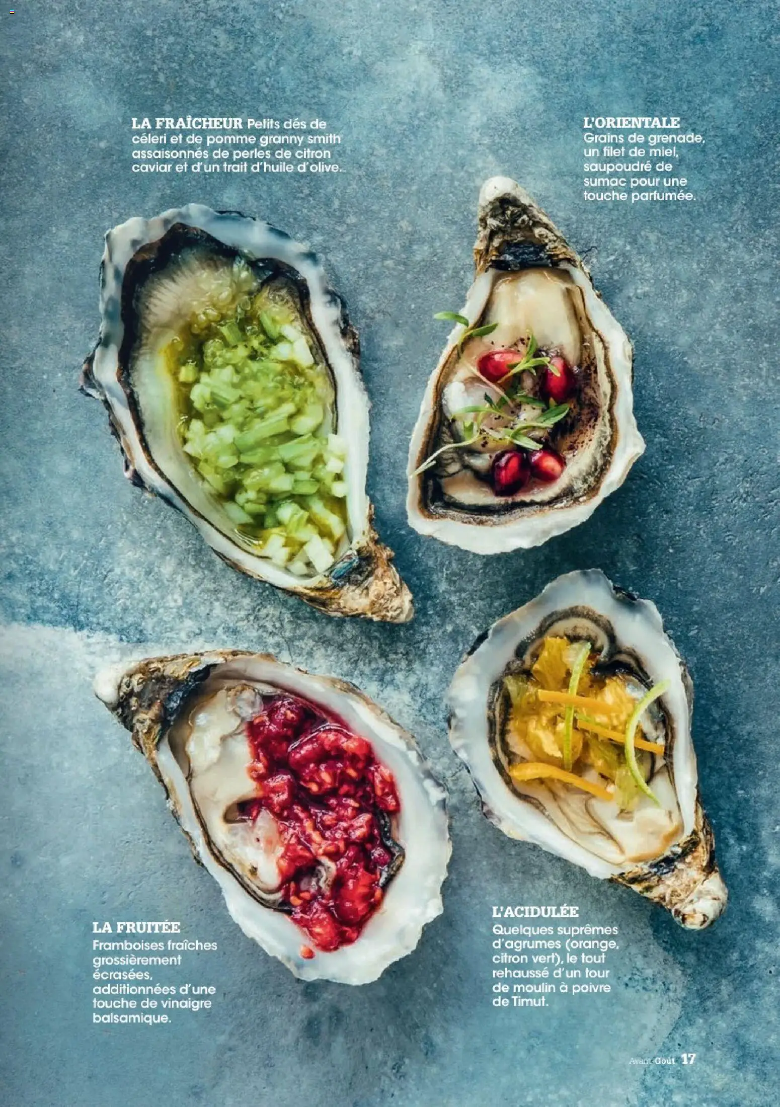 {H1} | Page: 17 | Produits: Citron, Pomme, Caviar, Poivre