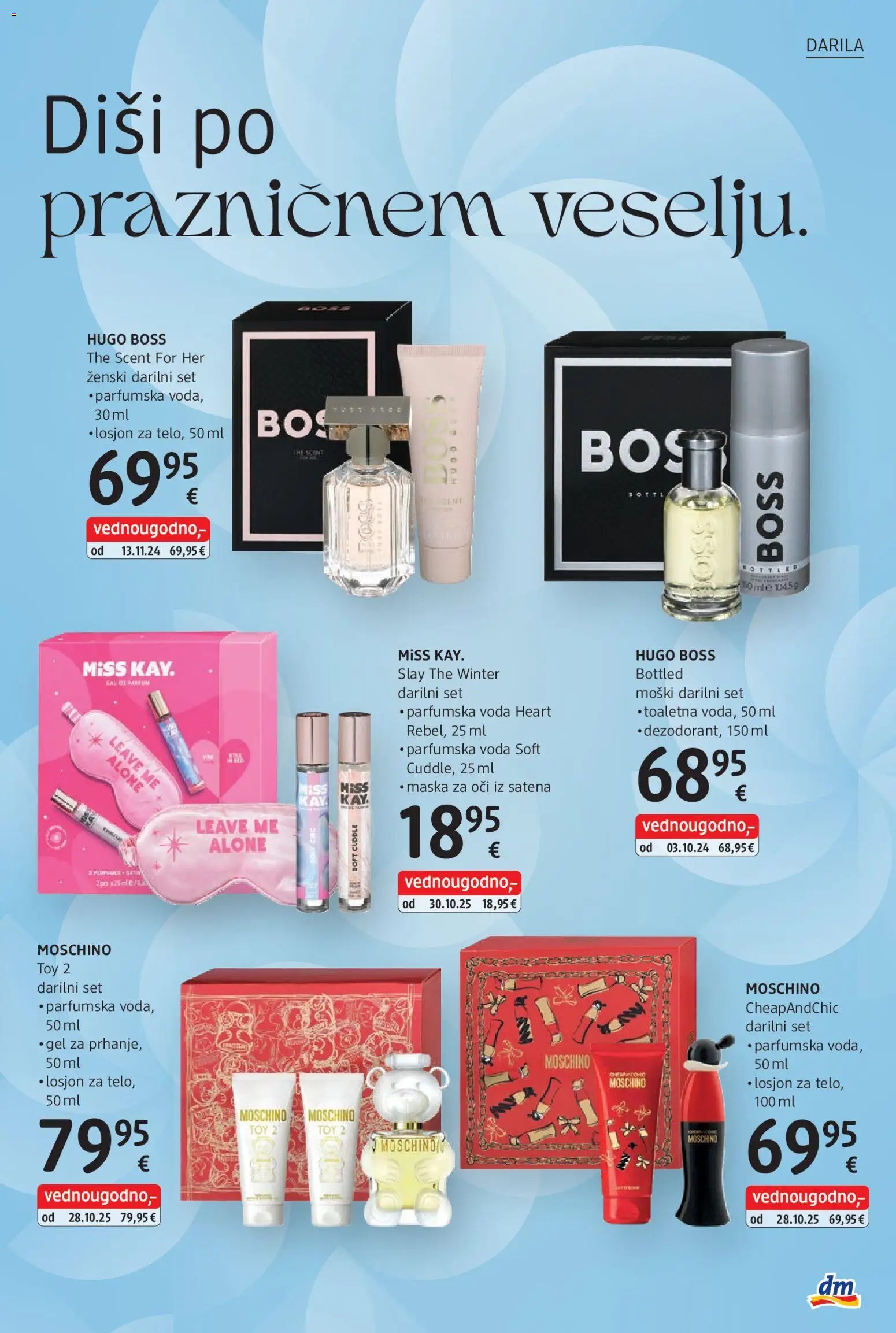 Novi DM Drogerie Markt katalog ponudbe – veljaven od 15.12.2025 | Stran: 9 | Izdelki: Parfum, Maska, Voda, Parfumska voda