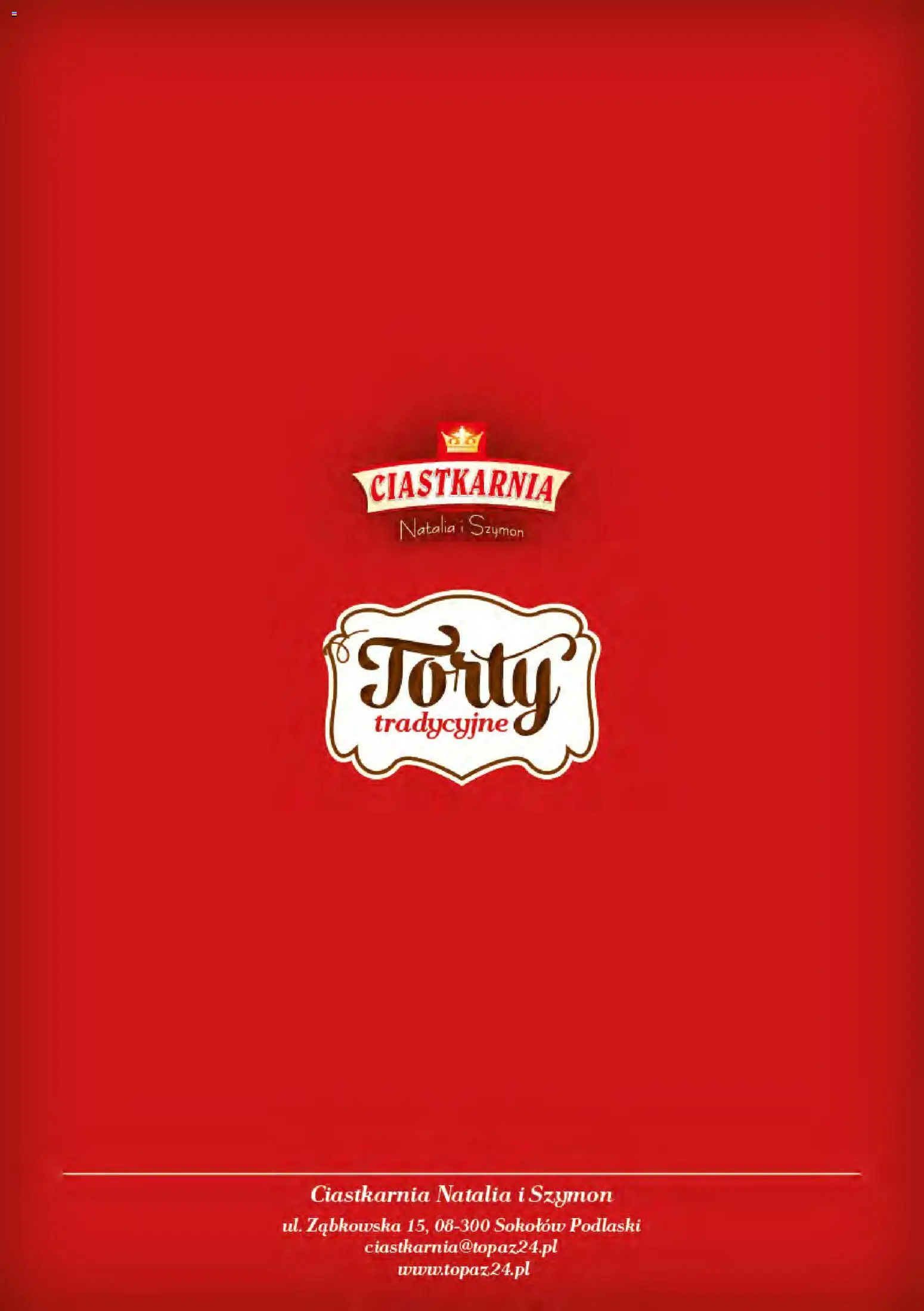 Topaz gazetka - Torty od 27.04.2026 | Strona: 85