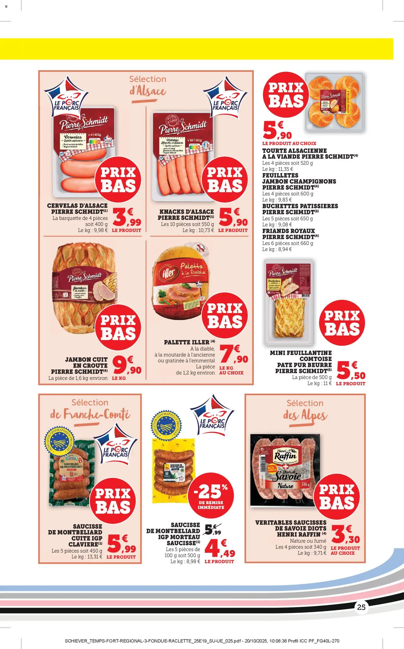 {H1} | Page: 25 | Produits: Palette à la diable, Moutarde, Saucisse, Viande