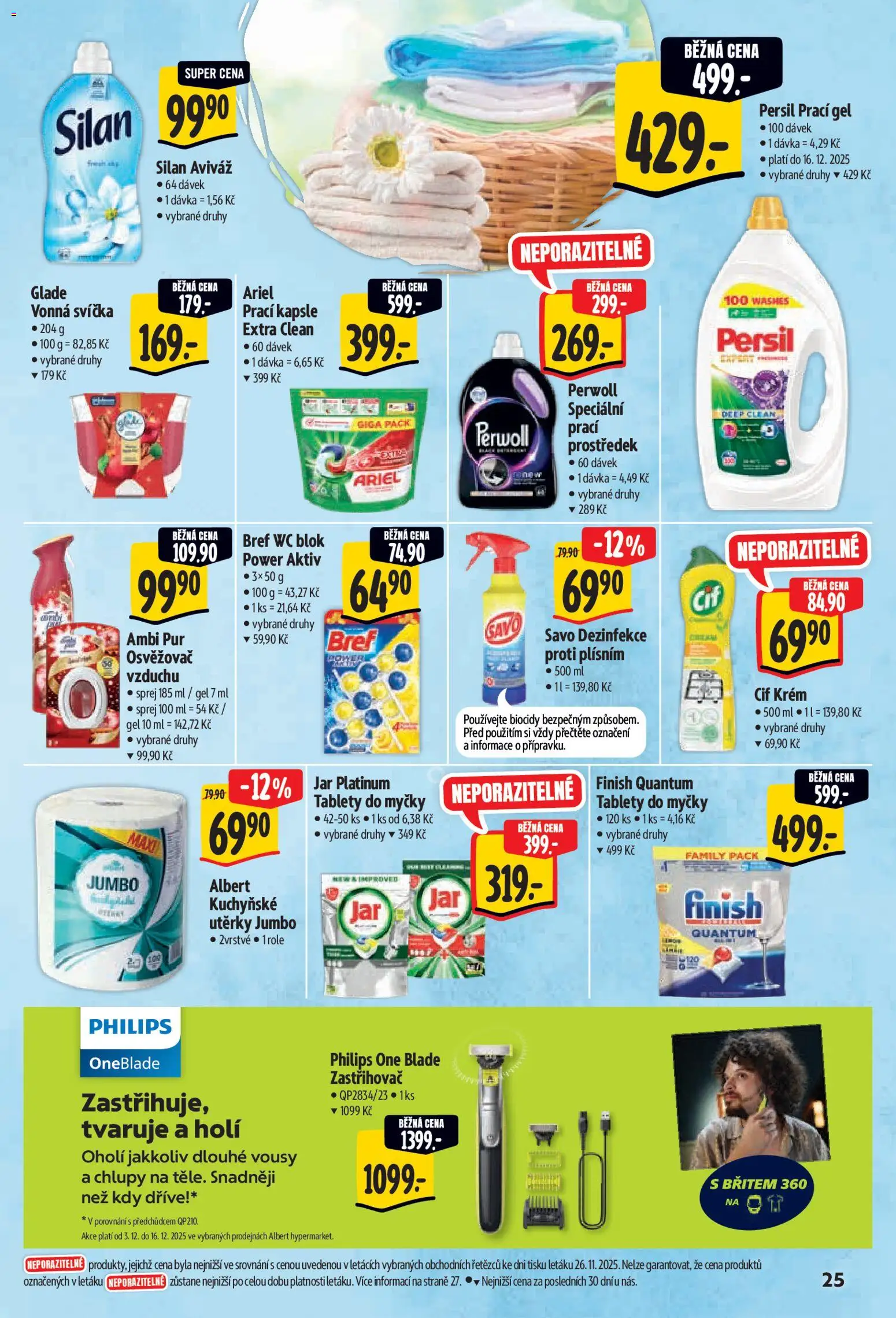 Albert leták - Hypermarket od 03.12.2025 | Strana: 34 | Produkty: Aviváž, Zastřihovač, Wc, Jar