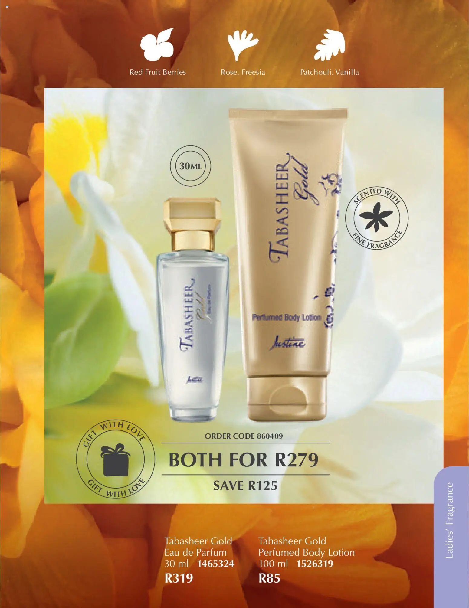 New Justine catalogue – valid from 01.03.2026 | Page: 45 | Products: Fragrance, Fruit, Lotion