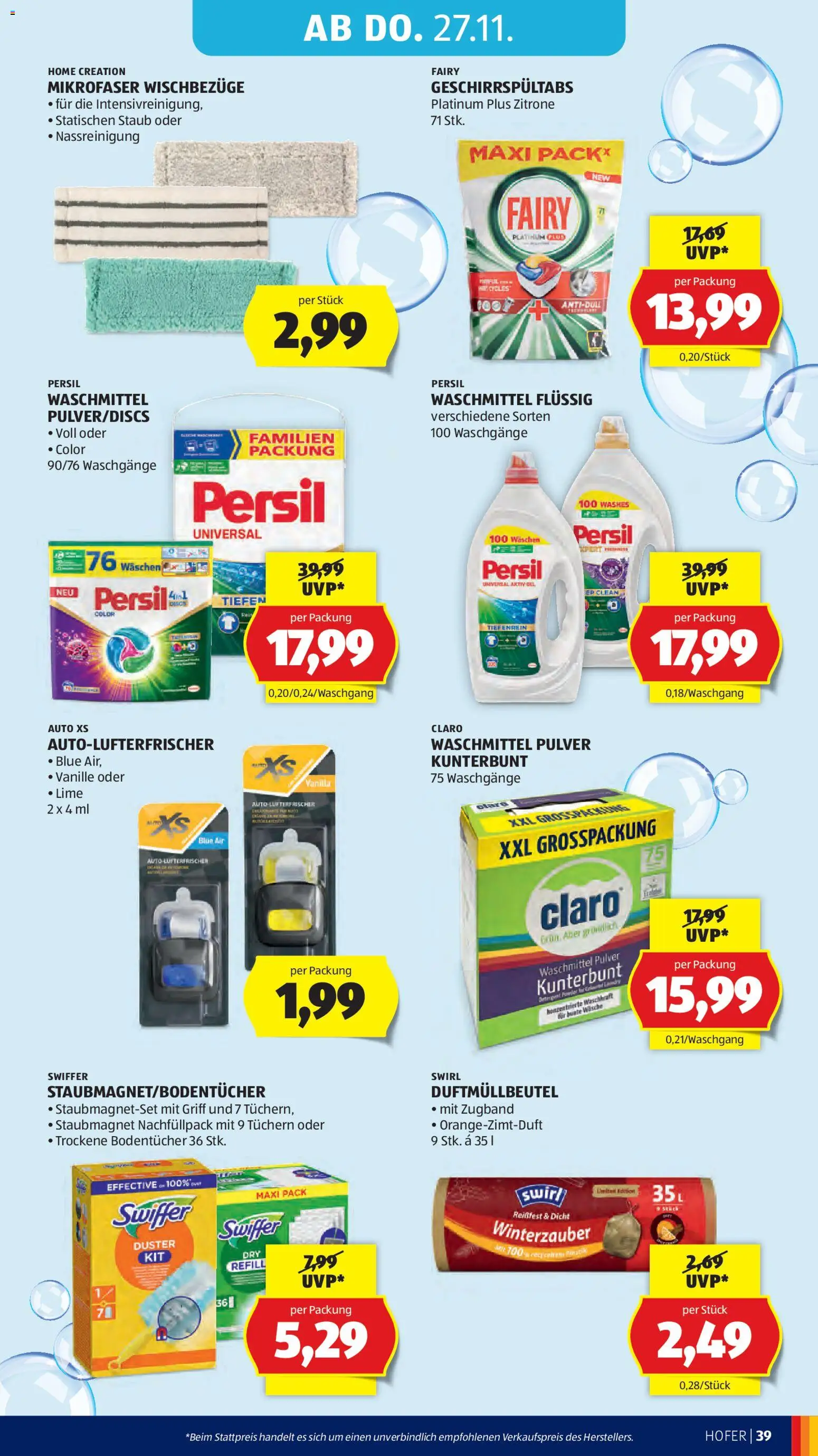 Hofer - Black Friday gültig ab 21.11.2025 | Seite: 53 | Produkte: Zitrone, Waschmittel