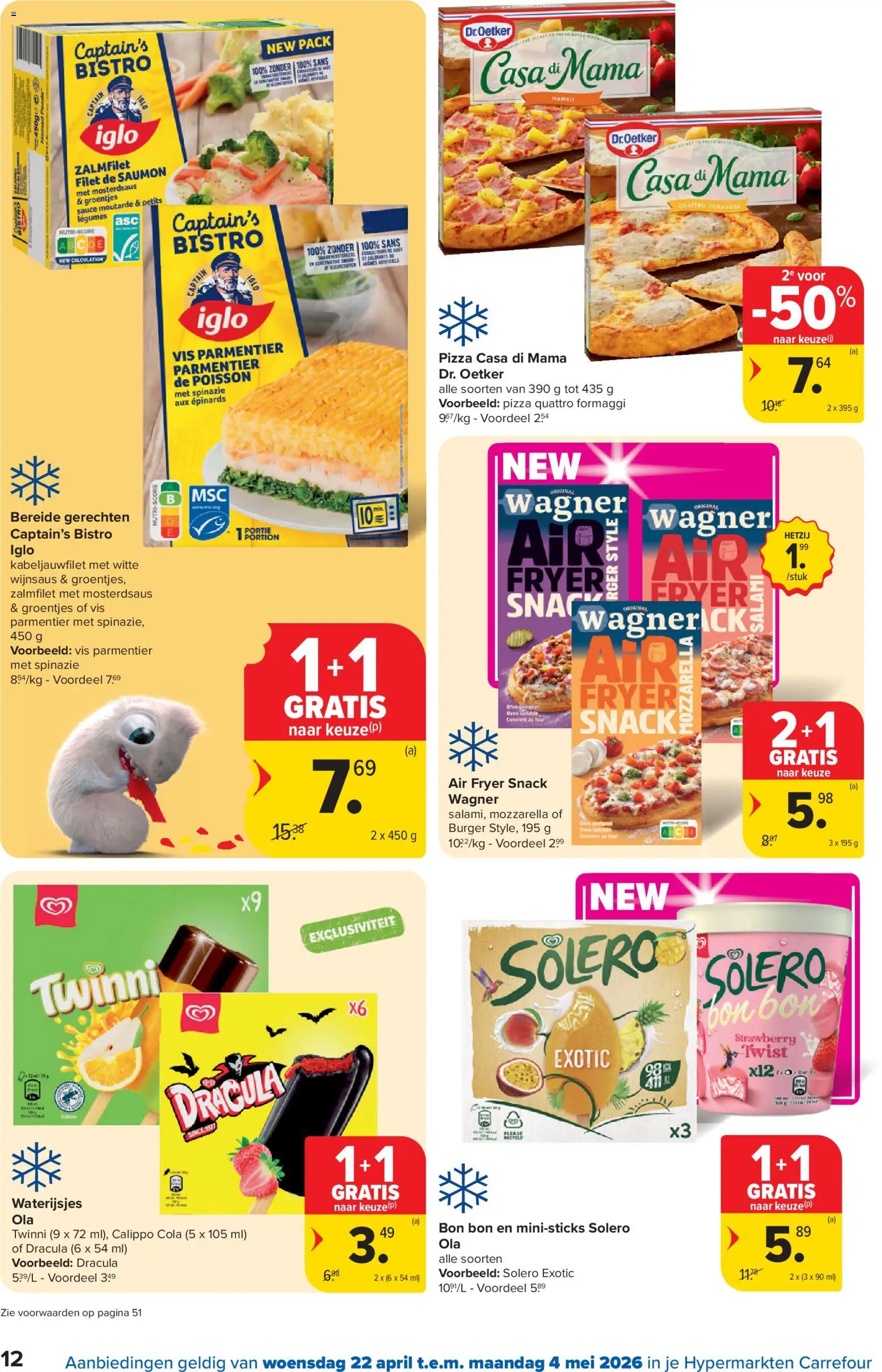 {H1} | Pagina: 12 | Producten: Pizza, Mozzarella, Spinazie, Salami