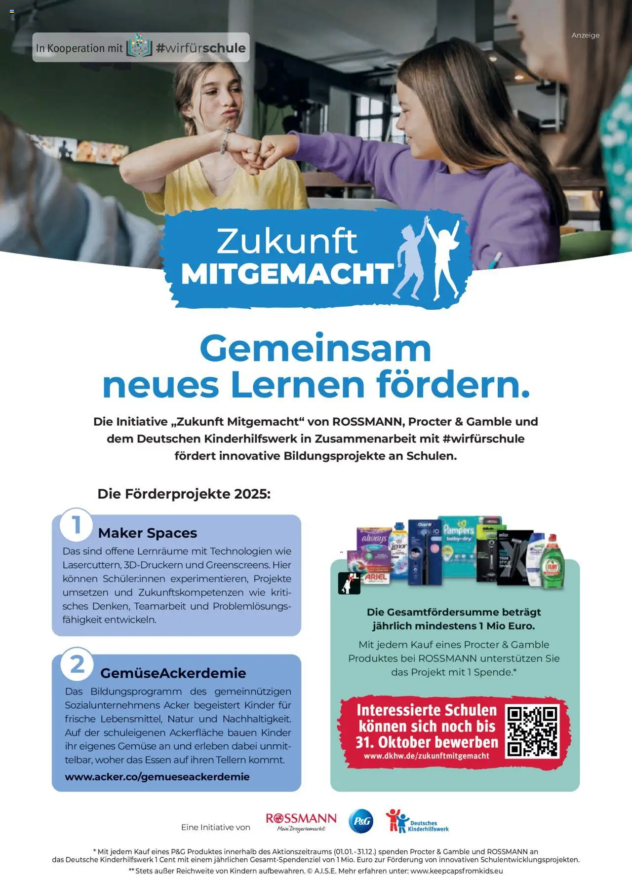 Rossmann Centaur – gültig ab 01.10.2025 | Seite: 39 | Produkte: Lenor, Ariel, Pampers, Gemüse