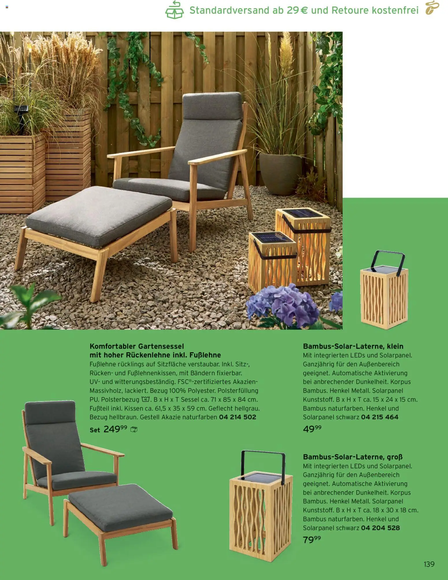 Tchibo Prospekt April – gültig ab 01.04.2026 | Seite: 139 | Produkte: Kissen, Sessel