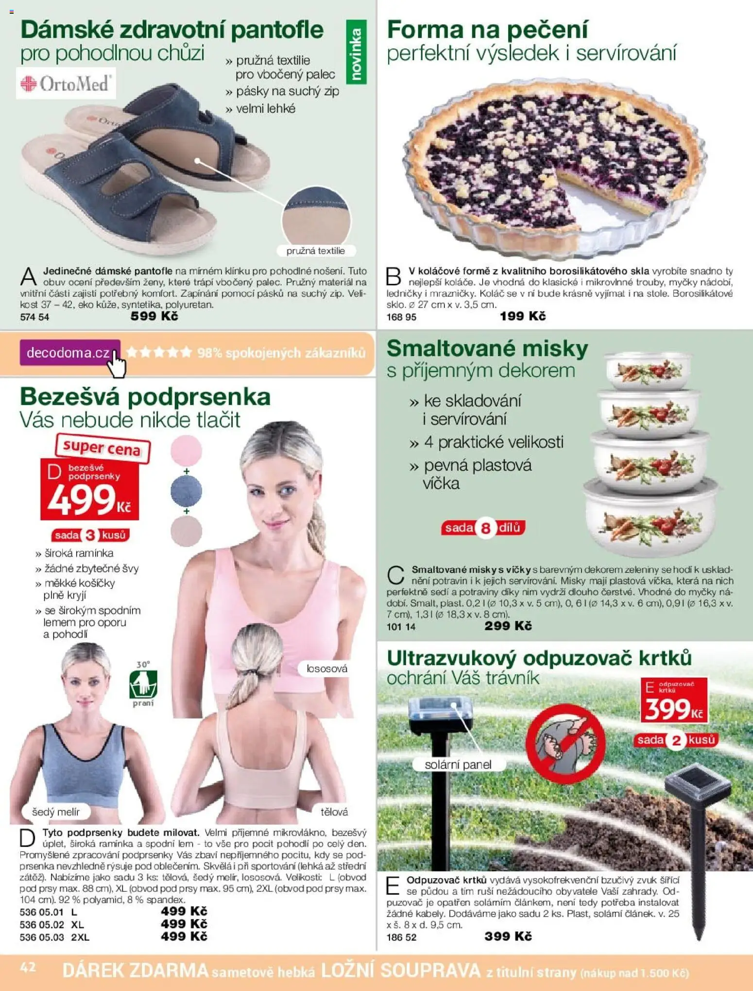 Decodoma katalog od 16.02.2026 | Strana: 42 | Produkty: Pantofle, Obuv, Odpuzovač krtků, Podprsenky