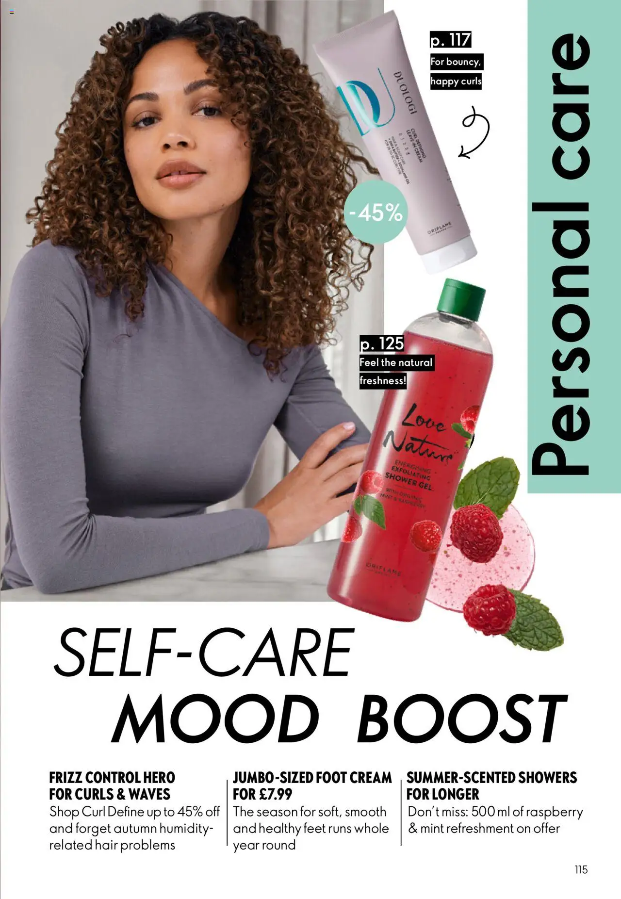  | Page: 115 | Products: Shower, Shower gel, Mint, Cream