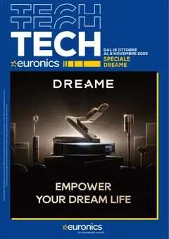 Anteprima del volantino Euronics Dreame catalogo valido a partire dal 16.10.2025
