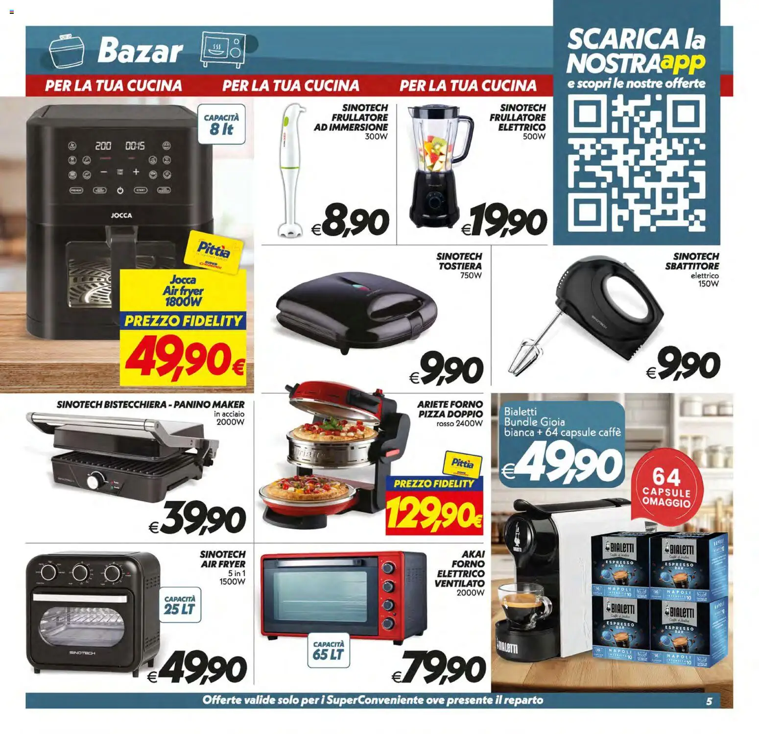 Volantino SuperConveniente del 17.03.2026 | Pagina: 30 | Prodotti: Caffè, Pizza, Sbattitore, Forno