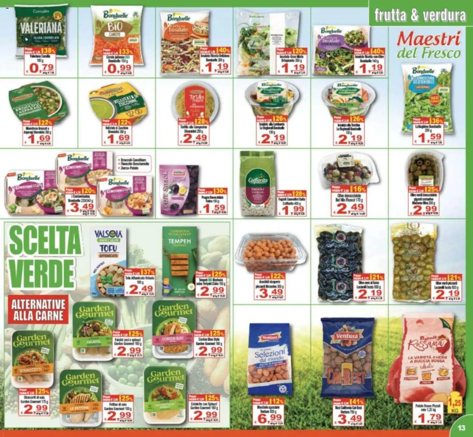 Volantino CTS del 17.03.2026 | Pagina: 13 | Prodotti: Fagioli, Tofu, Mais, Zucchine