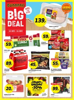 Forhåndsvisning av Bunnpris Kristiansund kundeavis gyldig fra 10.11.2025