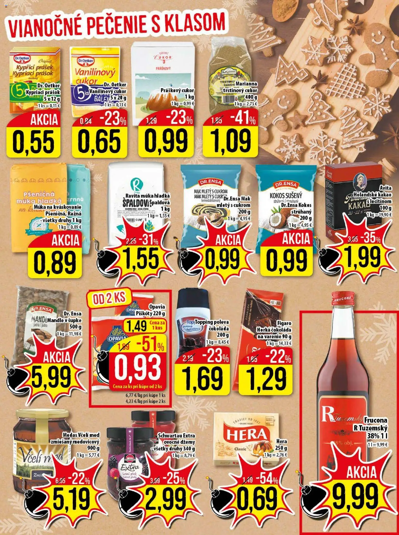 Nové Klas akcie – leták je platný od 10.11.2025 | Strana: 18 | Produkty: Cukor, Múka, Hera, Mak