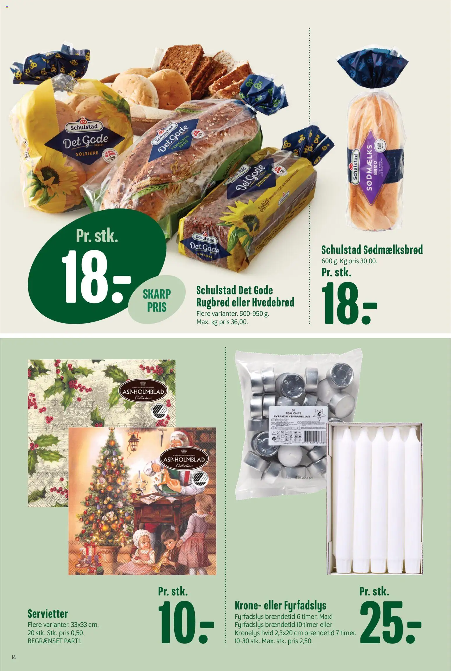 Min Købmand tilbudsavis – gyldig fra 31.10.2025 | Side: 14 | Produkter: Brød, Rugbrød