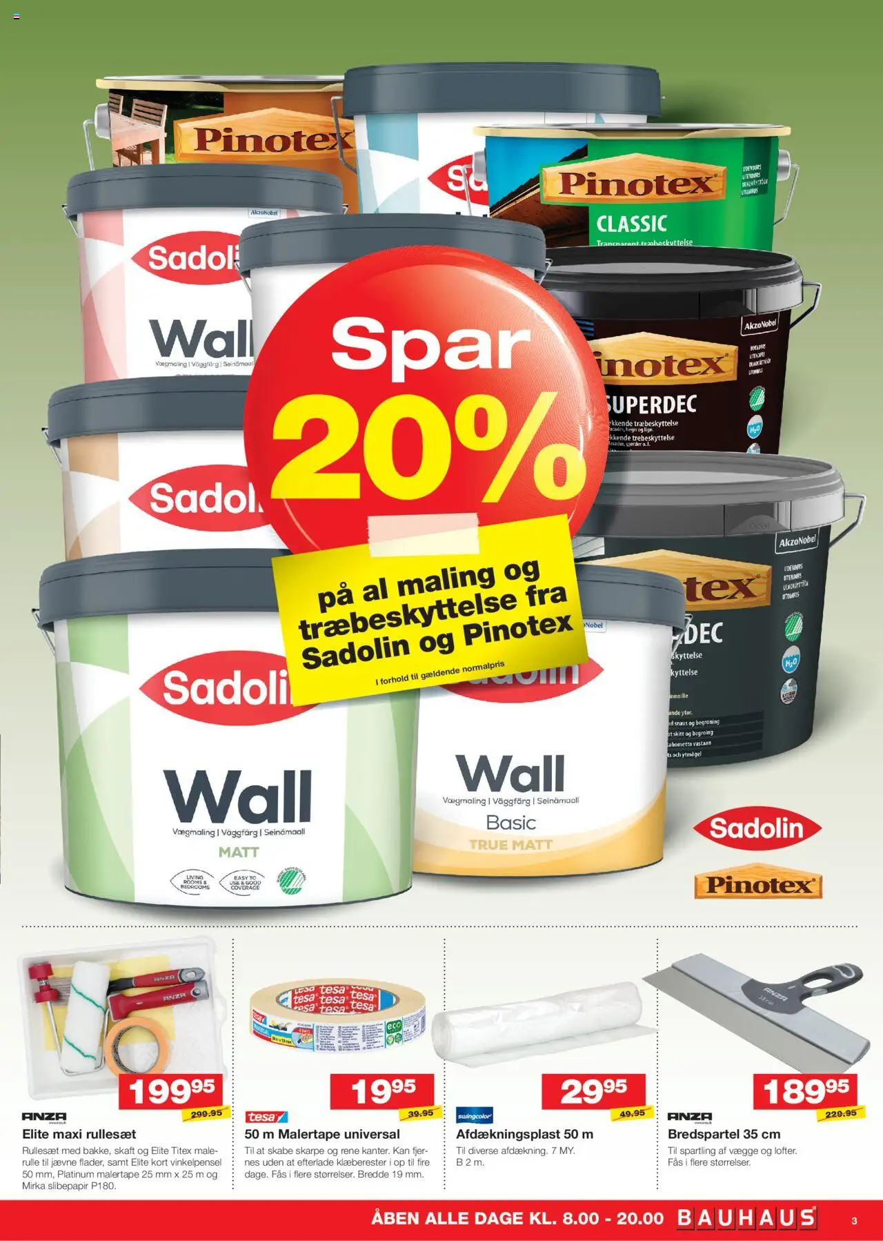 Bauhaus tilbudsavis – gyldig fra 10.10.2025 | Side: 3 | Produkter: Maling