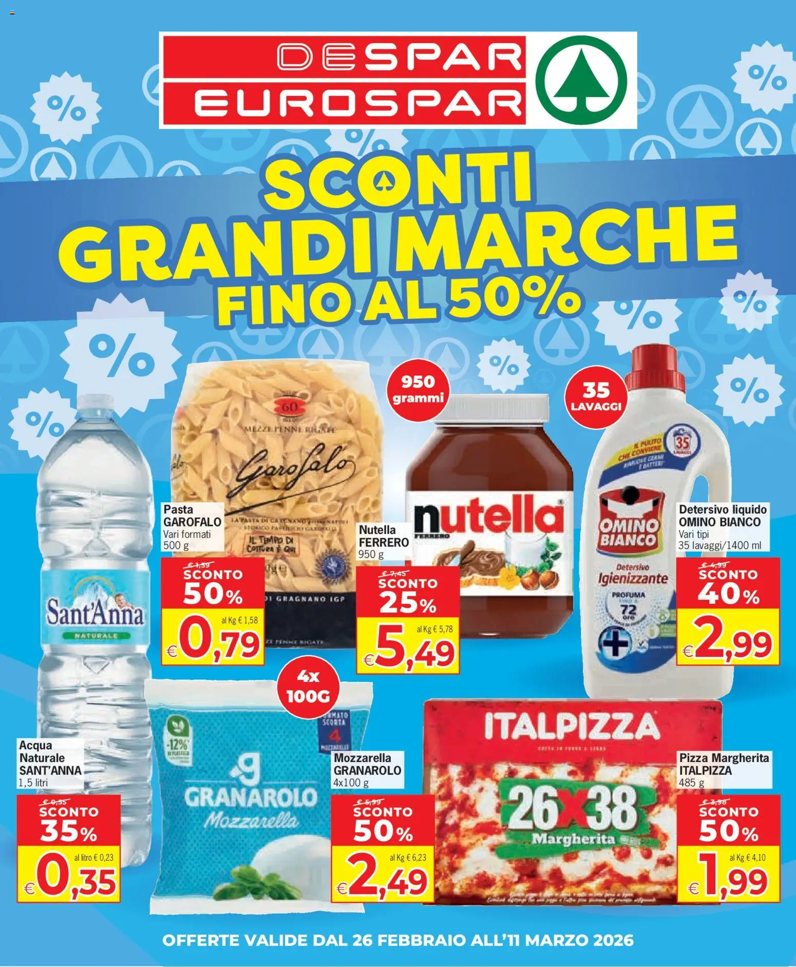 Volantino Eurospar del 26.02.2026 | Pagina: 1