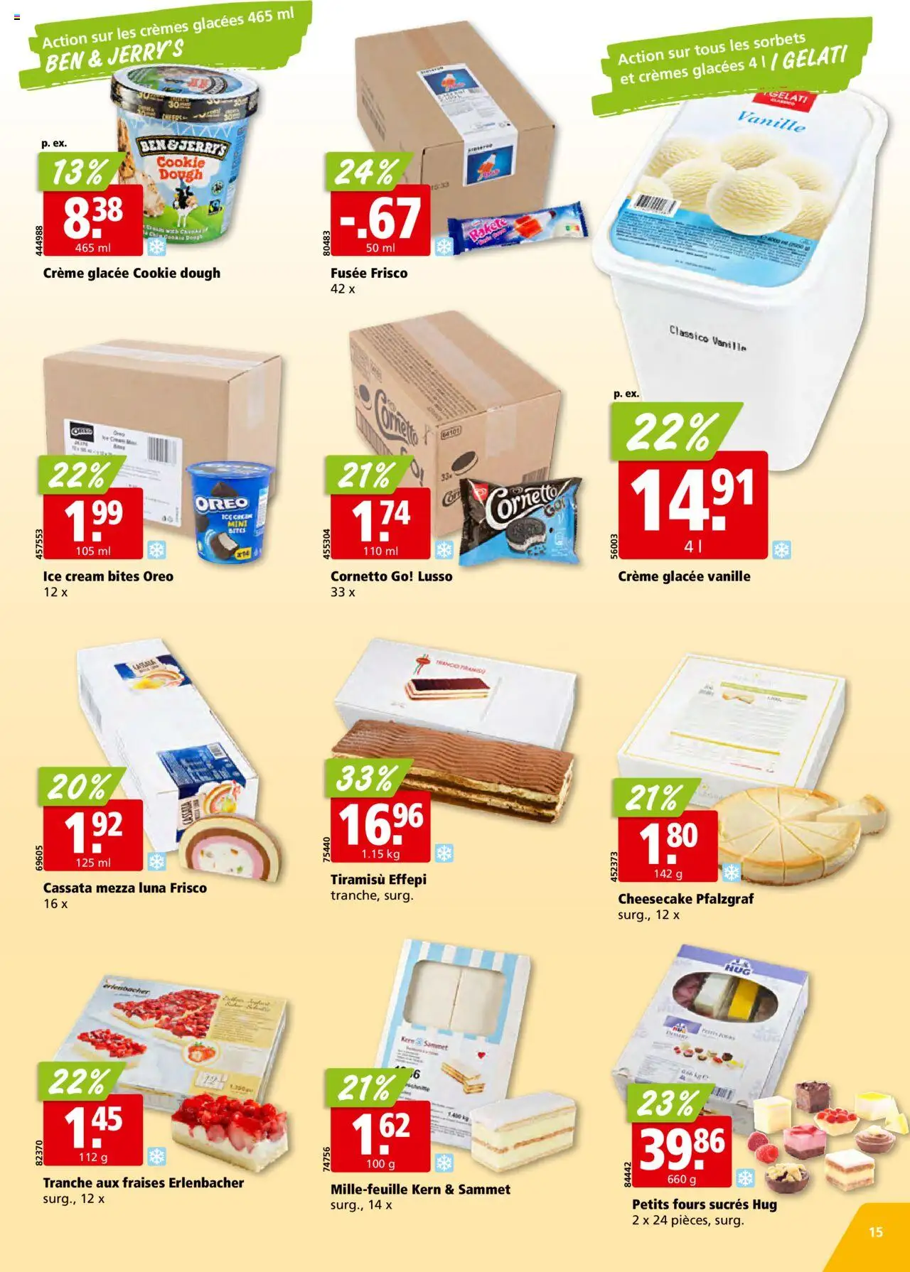 Aligro Aktionen Chavannes, Matran, Genève, Sion – gültig ab 20.10.2025 | Seite: 15 | Produkte: Creme