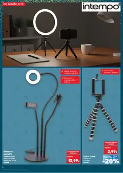 Stalak za pametni telefon 3u1, 3 razine svjetla visina cca. 43 cm komad - Pregled kataloga iz trgovine Kaufland, vrijedi od 27.12.2025 | Stranica: 8