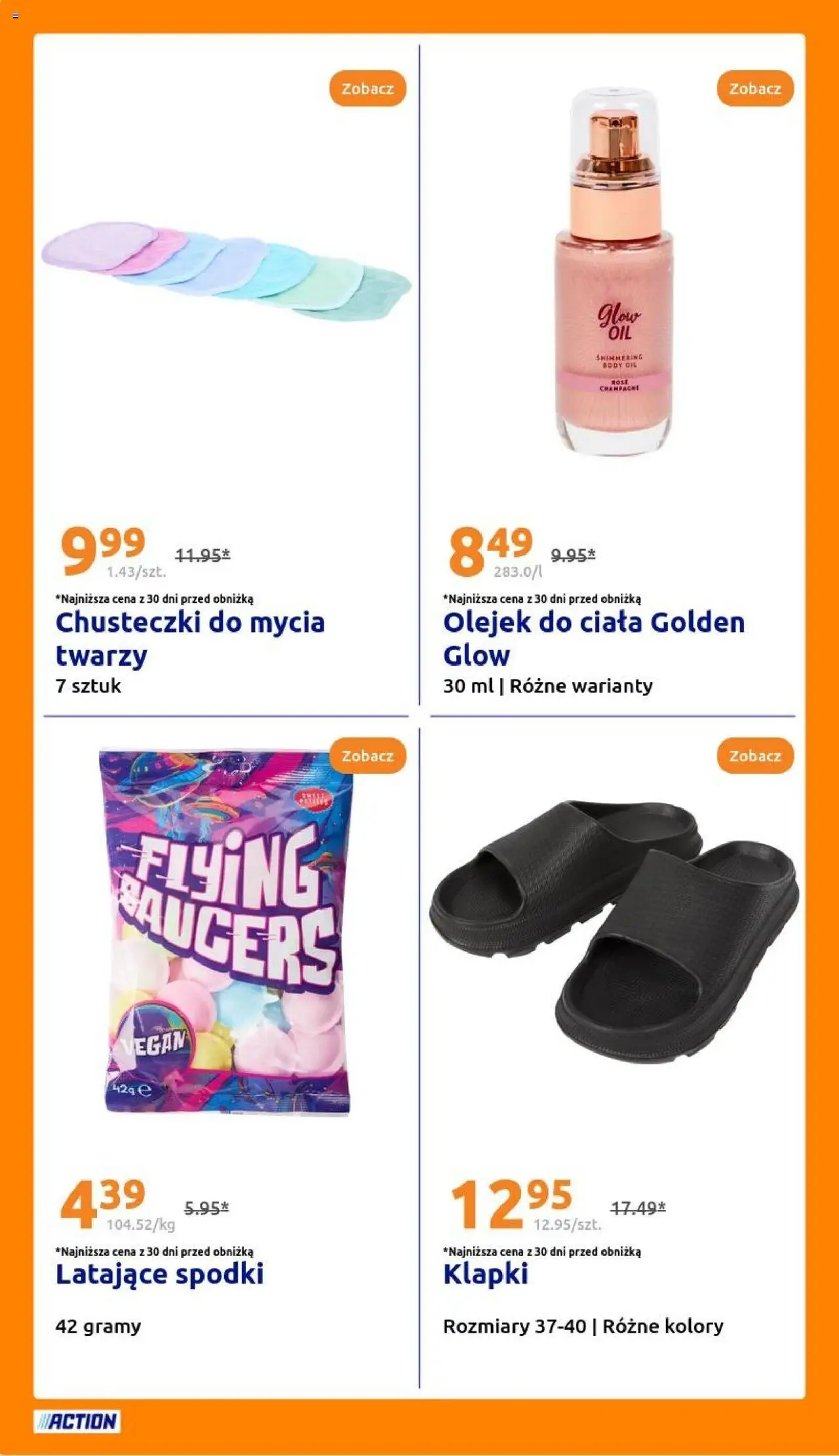 Action Gazetka od 06.08.2025 | Strona: 28 | Produkty: Klapki, Champagne, Body