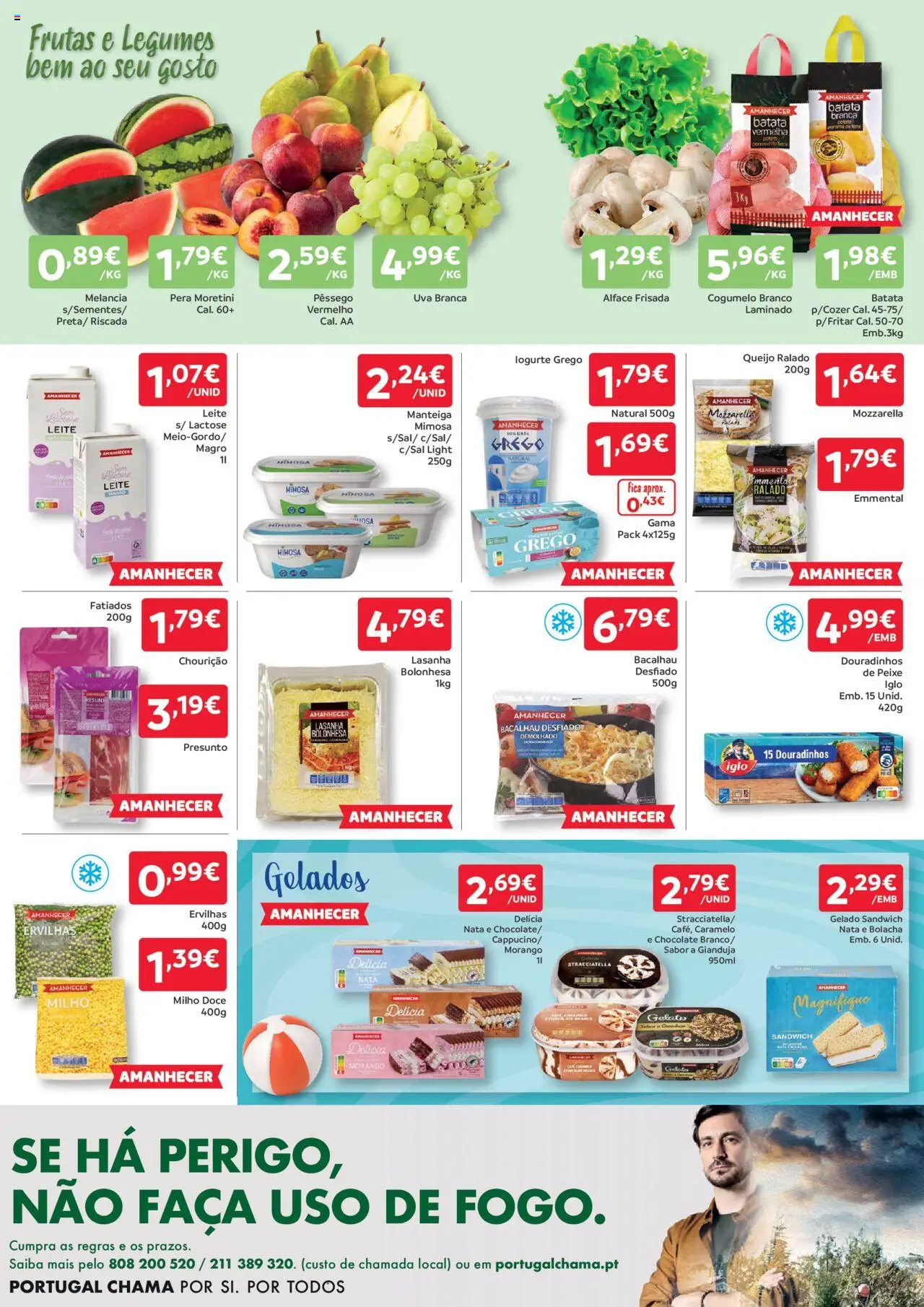 Amanhecer folheto │ válido de 07.08.2025 | Página: 2 | Produtos: Batata, Lasanha, Manteiga, Peixe