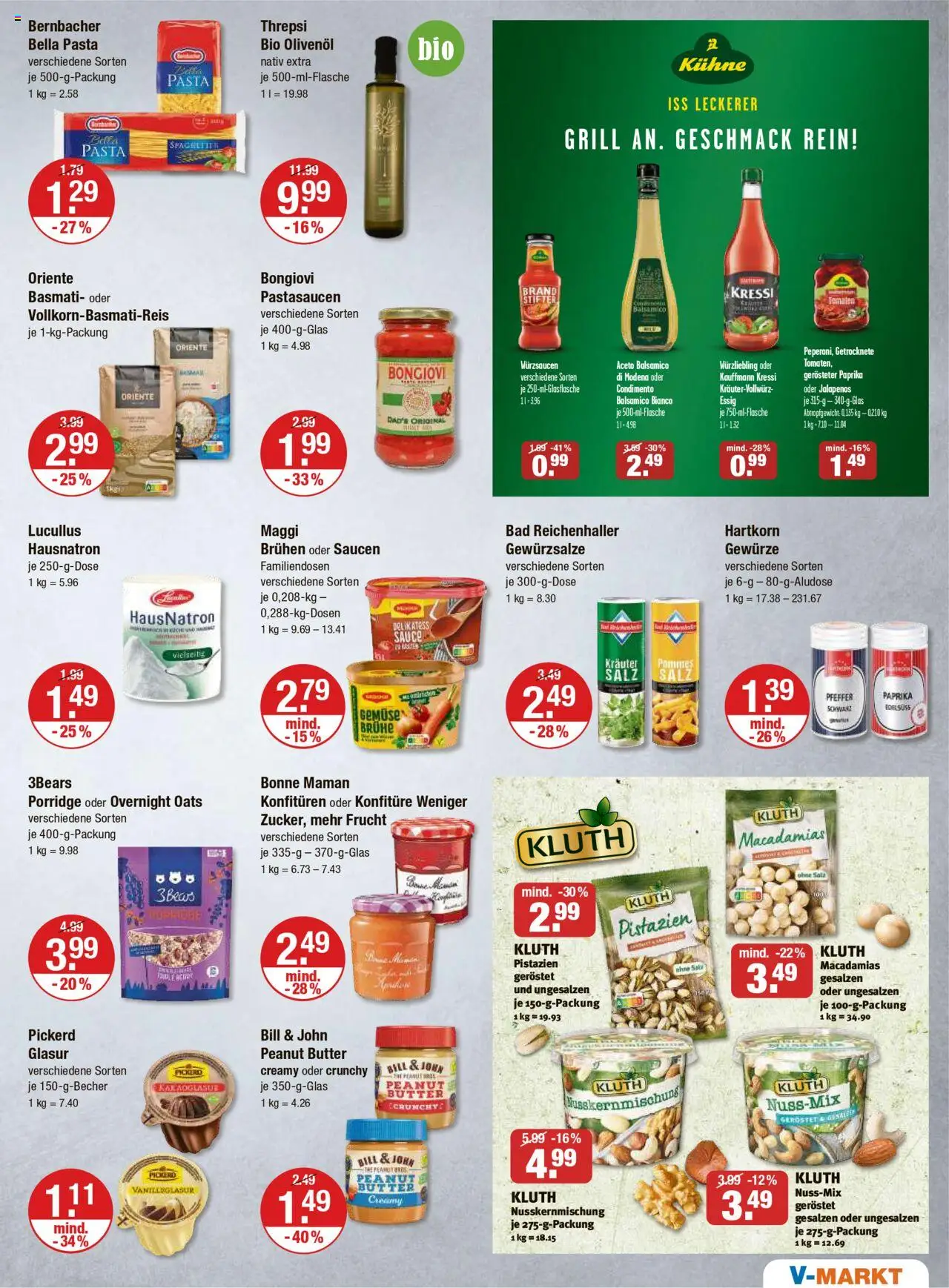 V-Markt - M&#252;nchen - gültig ab dem 21.08.2025 | Seite: 7 | Produkte: Essig, Olivenol, Pistazien, Pasta