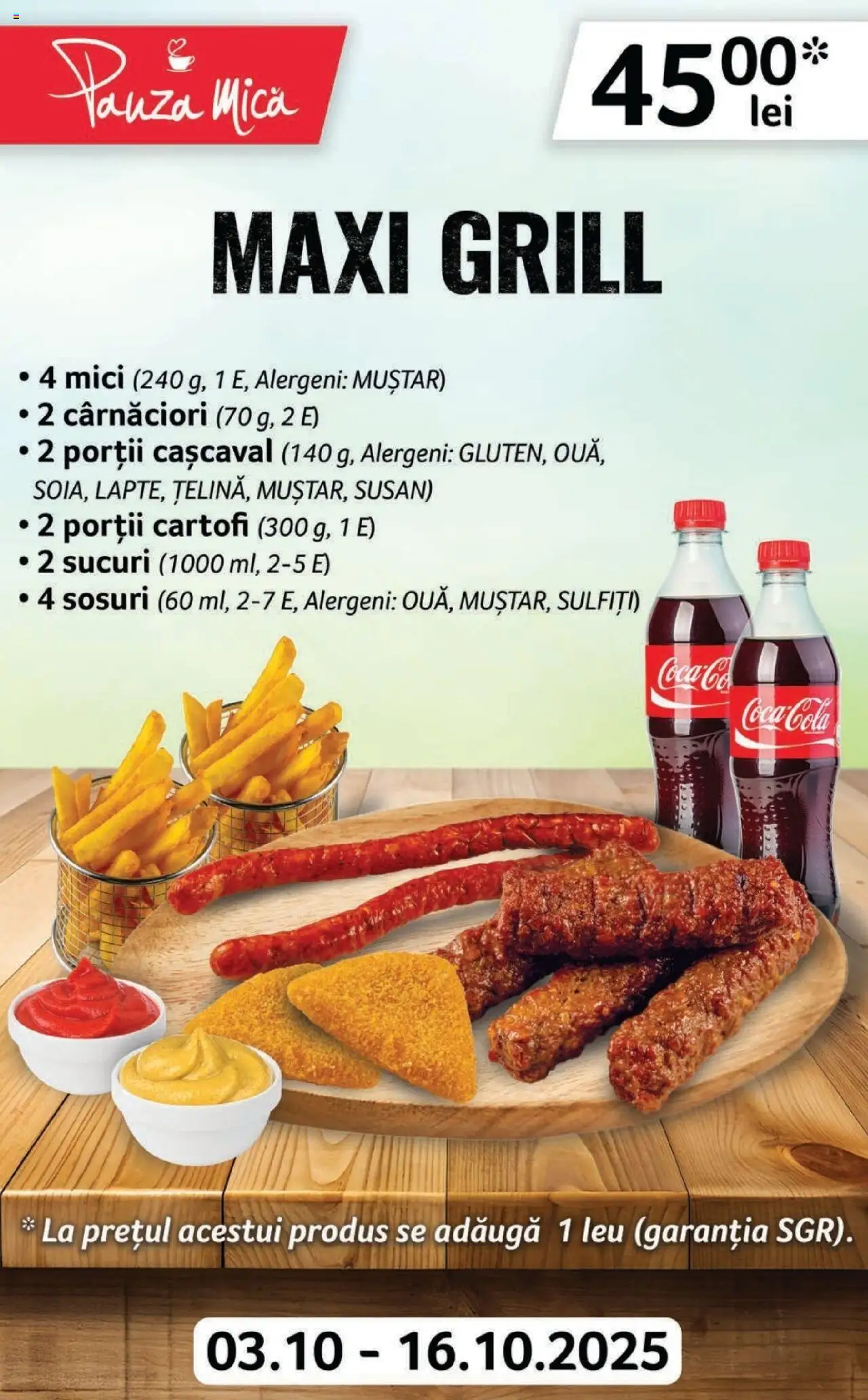 Noul catalog Selgros – valabil de la 03.10.2025 | Pagină: 3 | Produse: Grill, Cașcaval, Muștar, Cartofi