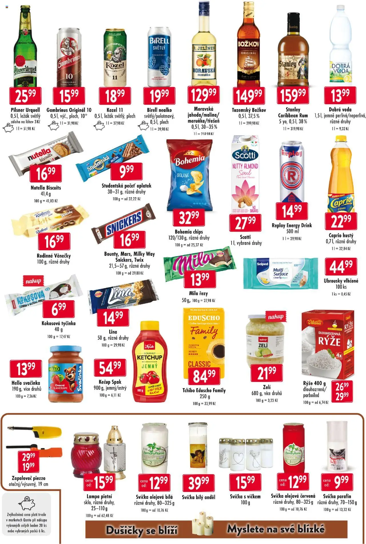 Astur & Qanto leták od 16.10.2025 | Strana: 3 | Produkty: Twix, Kozel, Studentská pečeť, Bohemia chips