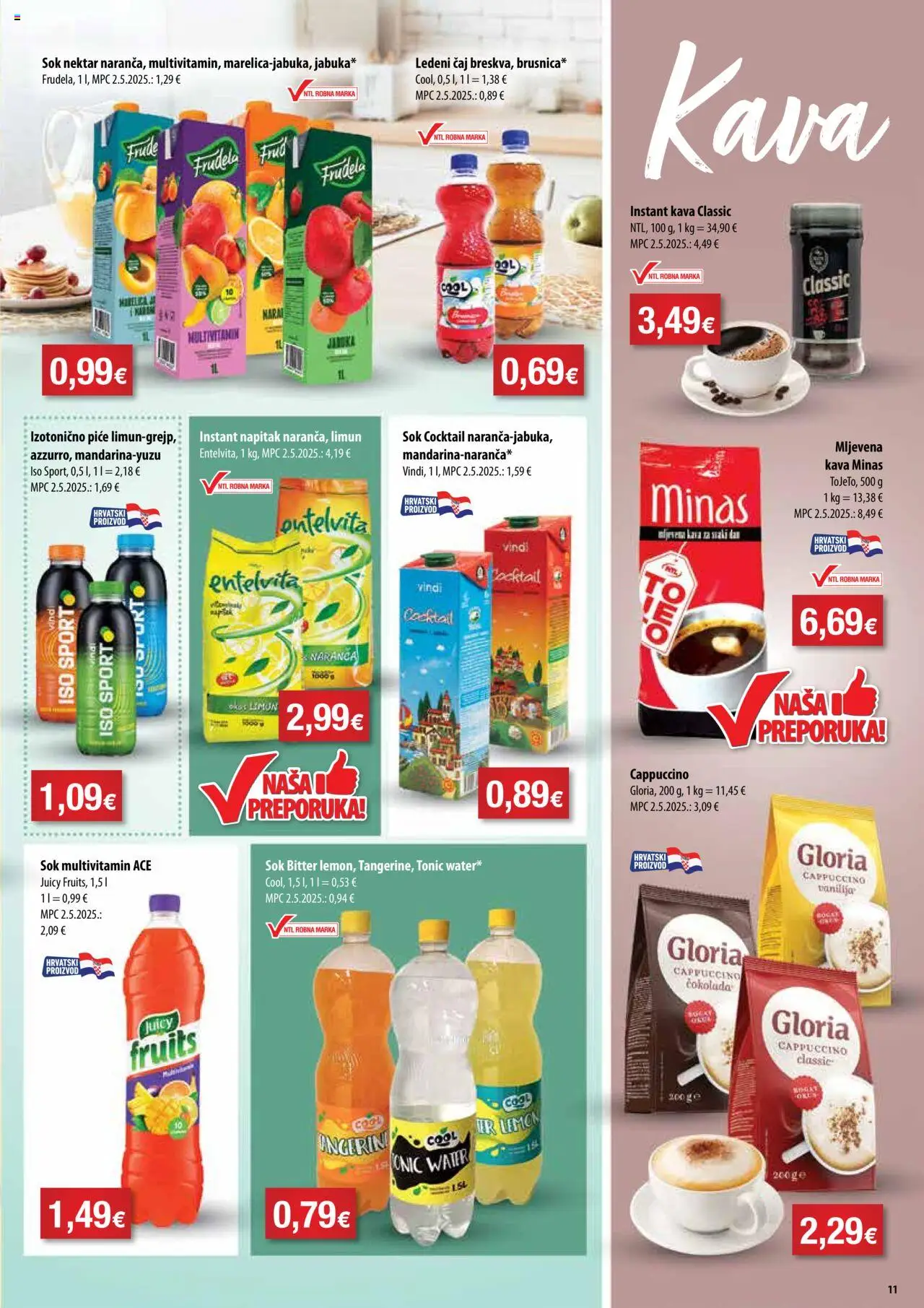 Boso katalog | vrijedi od 15.10.2025 | Stranica: 11 | Proizvodi: Čaj, Tonic, Limun, Cappuccino
