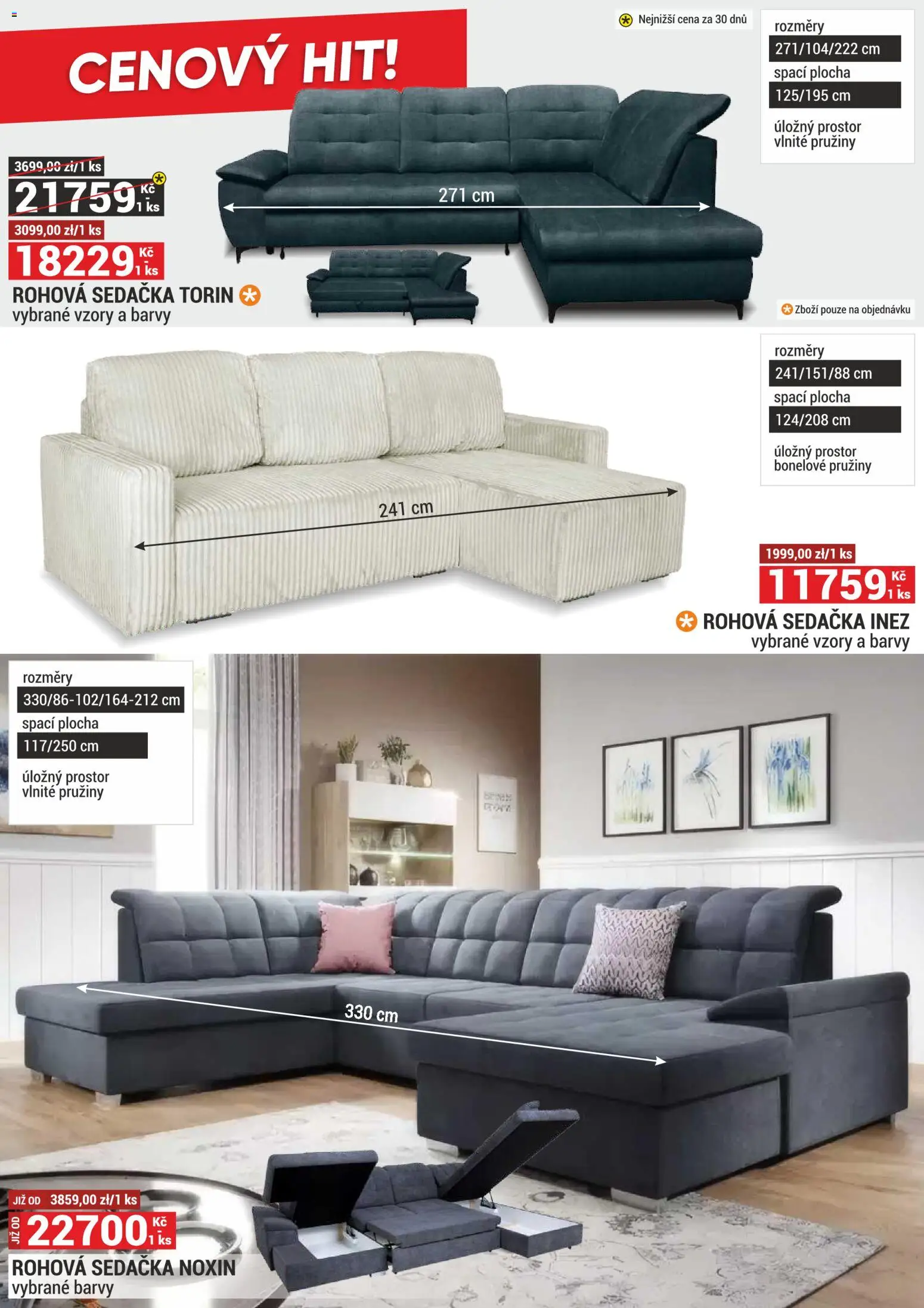 Merkury Market leták od 01.12.2025 | Strana: 9 | Produkty: Sedačka, Barvy